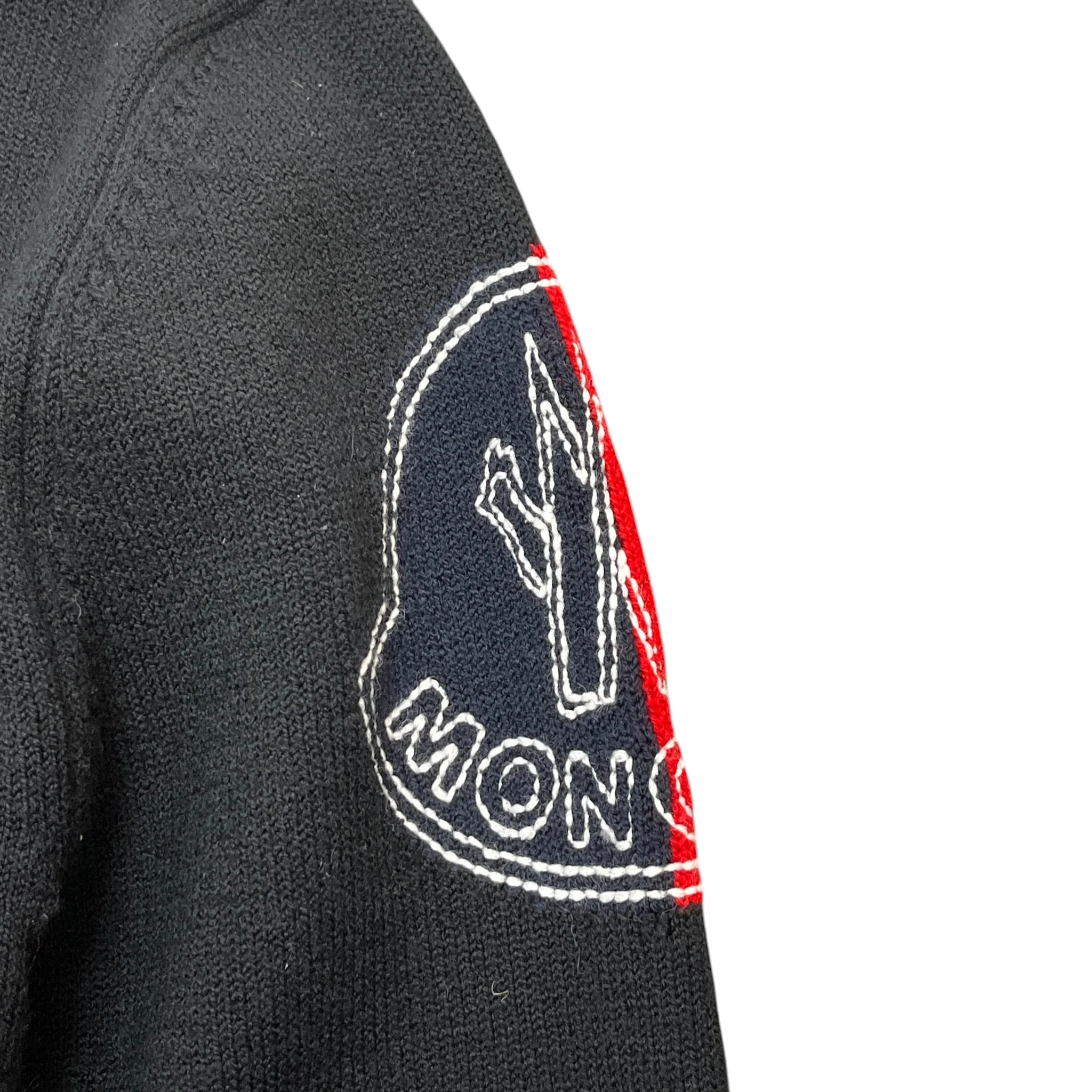 Men's Girocollo Tricot Jumper Black Size L - Image 6