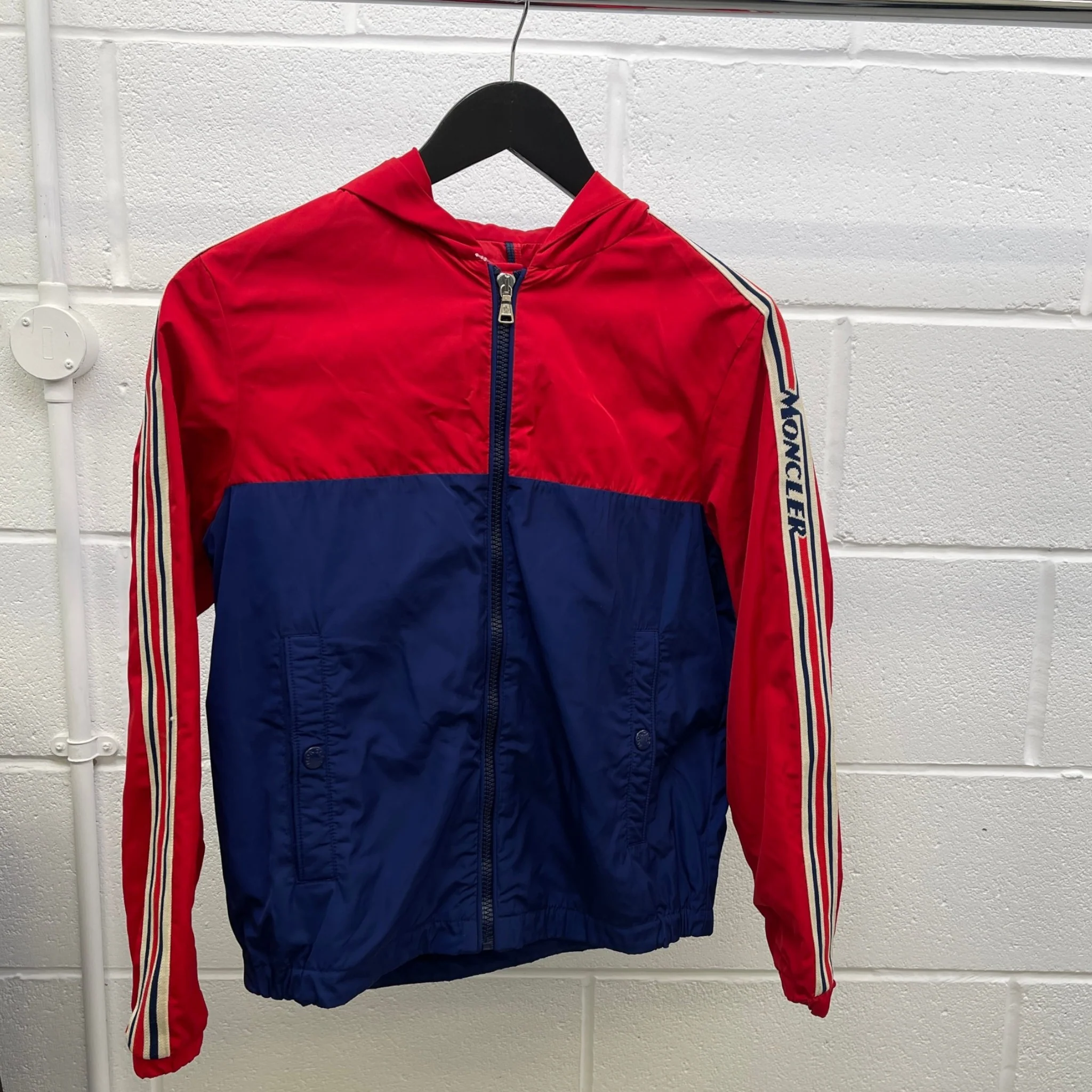 Men's Gittaz Junior Windbreaker Red Size Junior Age 12 - Image 8