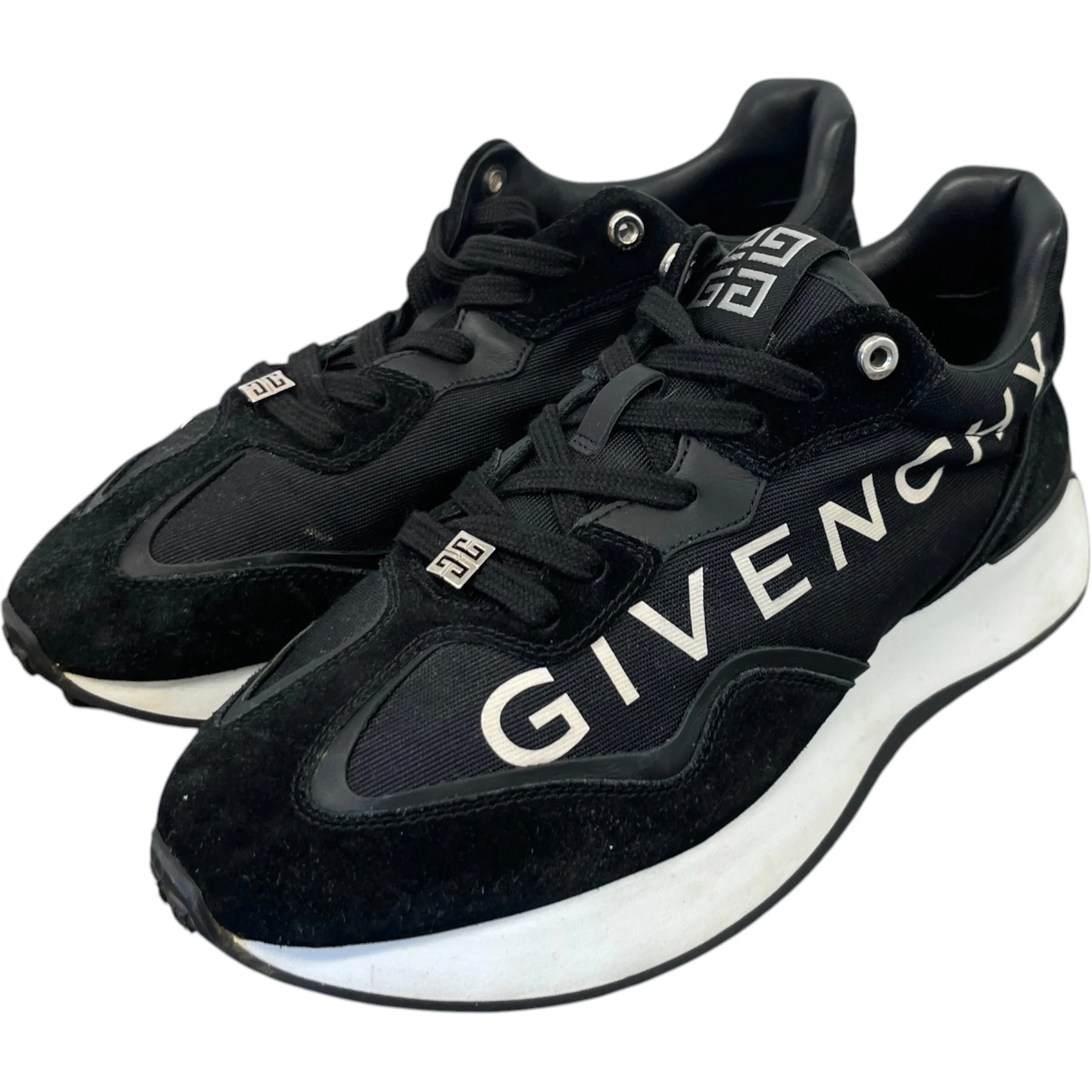 Men's Giv Runner Low Trainers Black Size EU 40 / UK 6 - Image 9