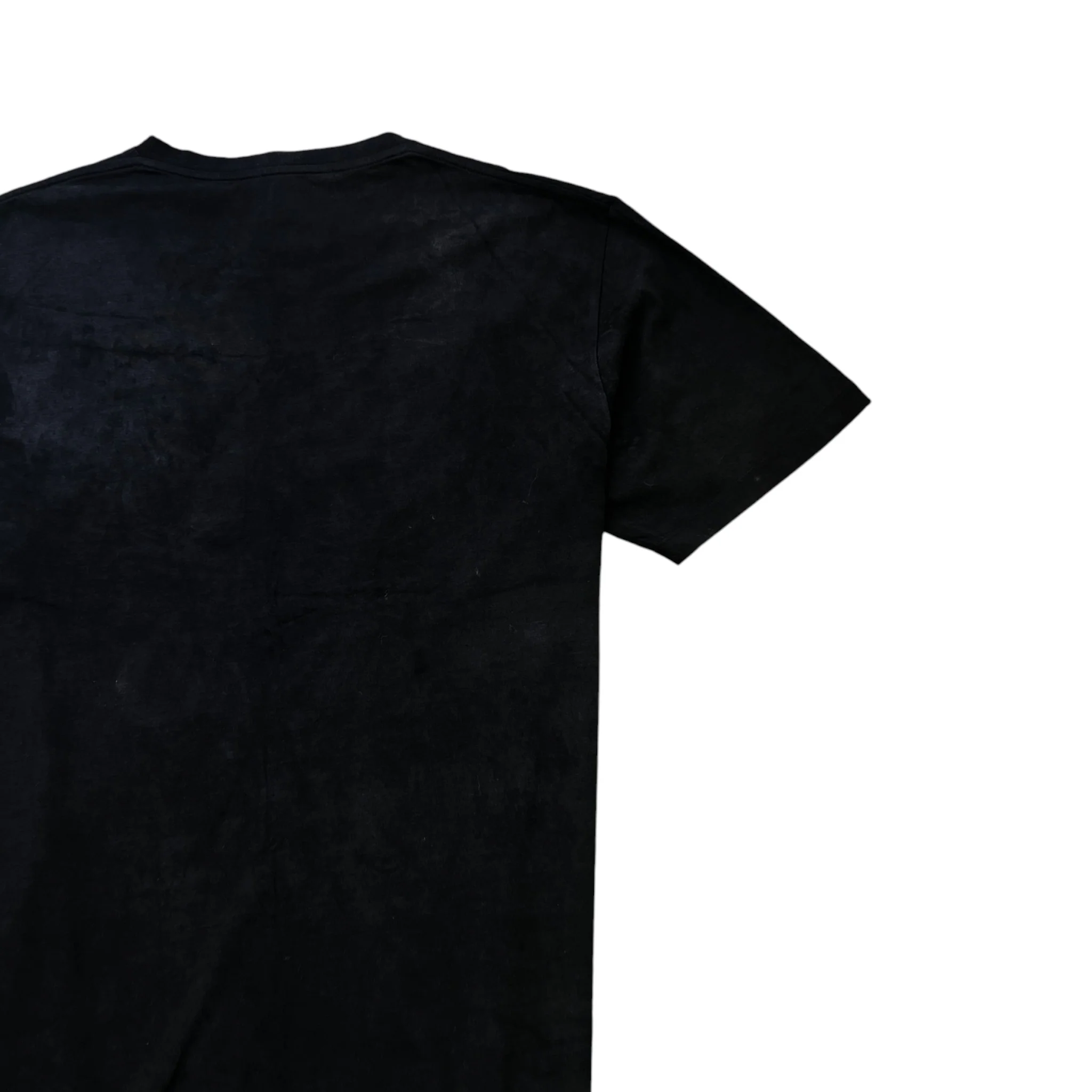 Men's Glitch Logo T-Shirt Black Size M - Image 4