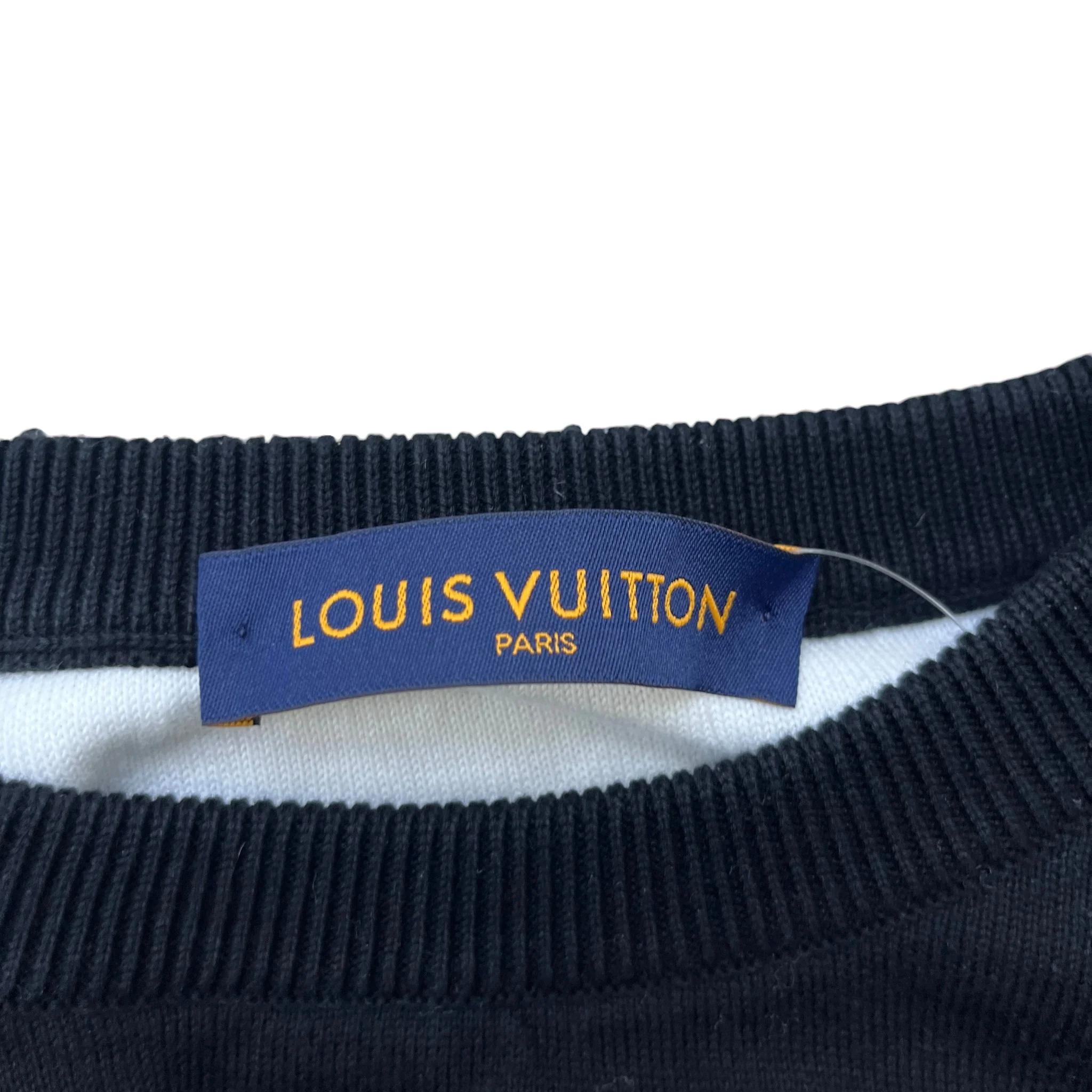 Men's Gradient Monogram Sweatshirt Black Size M - Image 7