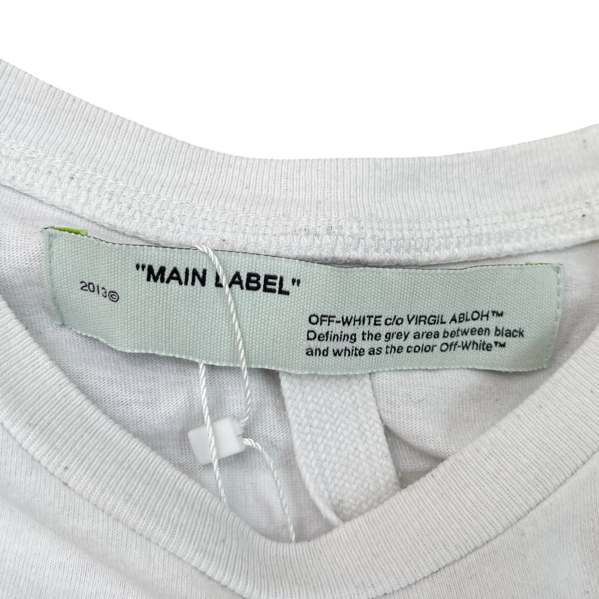 Men's Graphic Print T-Shirt White Size S - Image 5