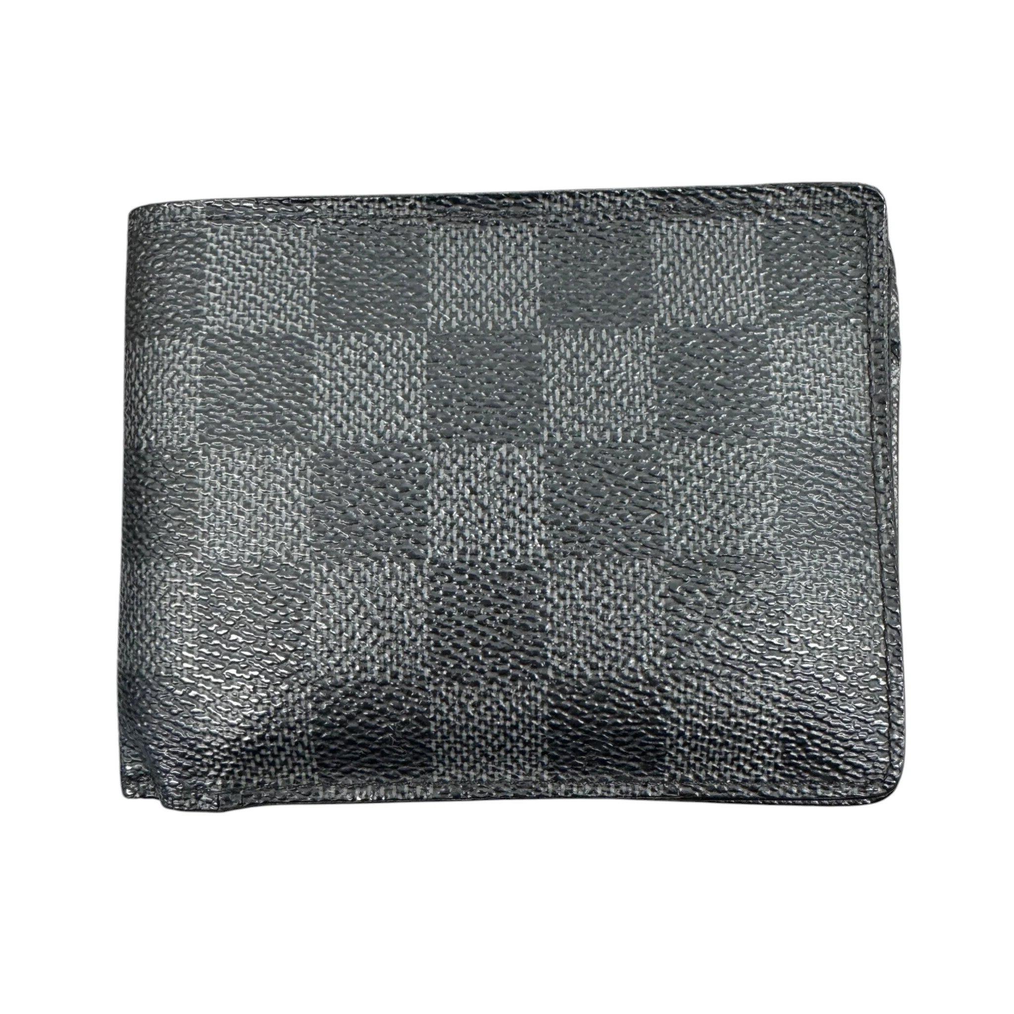 Men's Graphite Damier Multiple Wallet Black