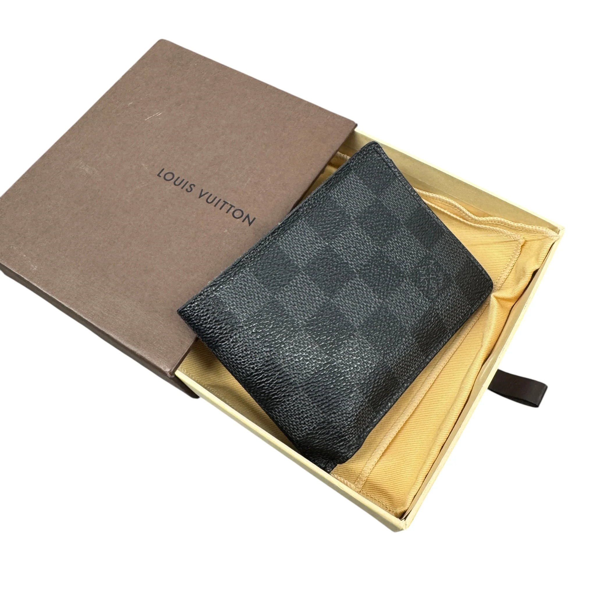 Men's Graphite Damier Multiple Wallet Black - Image 10