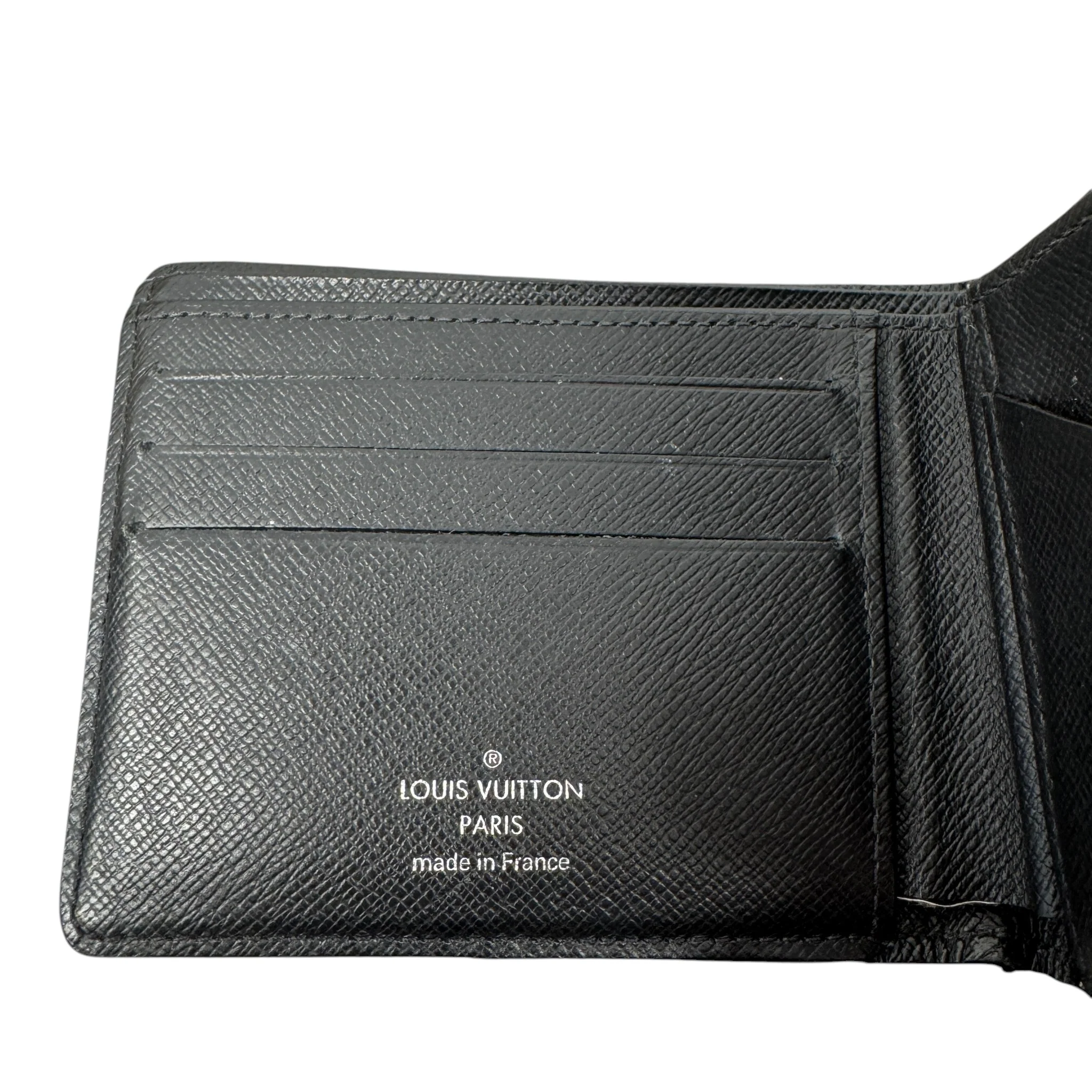 Men's Graphite Damier Multiple Wallet Black - Image 5