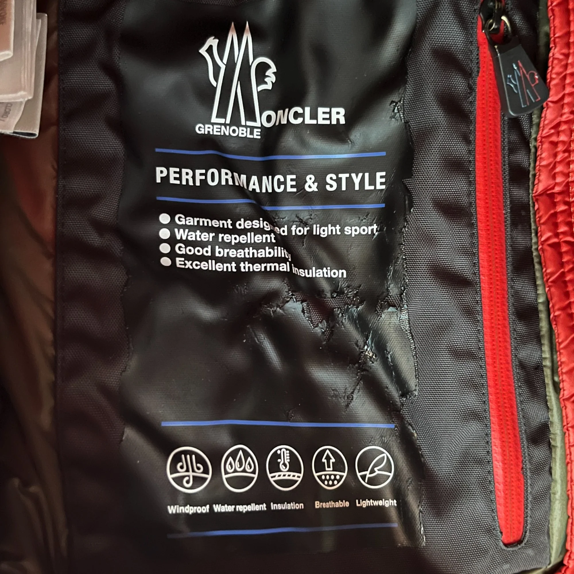 Men's Grenoble Jacket Red Size 1 / S - Image 13
