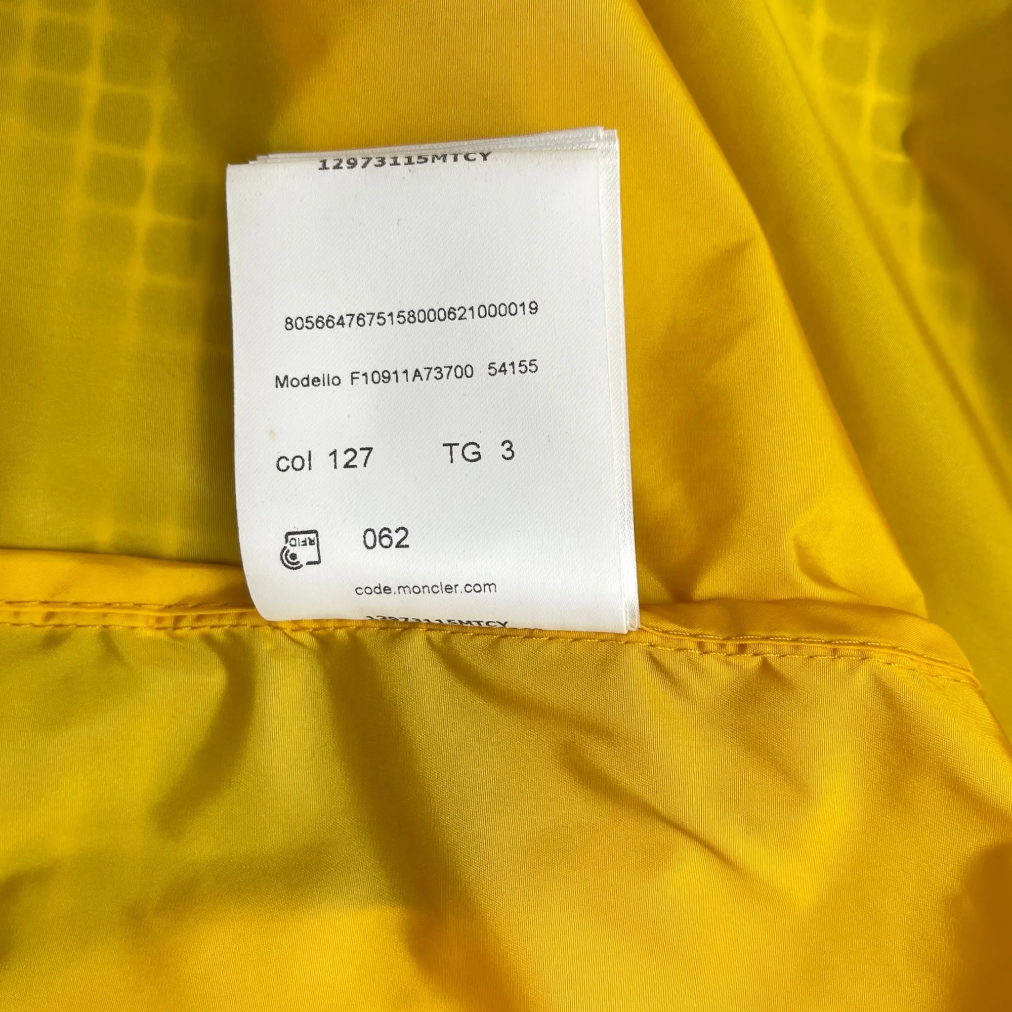 Men's Grimpeurs Windbreaker Yellow Size 3 / L - Image 11