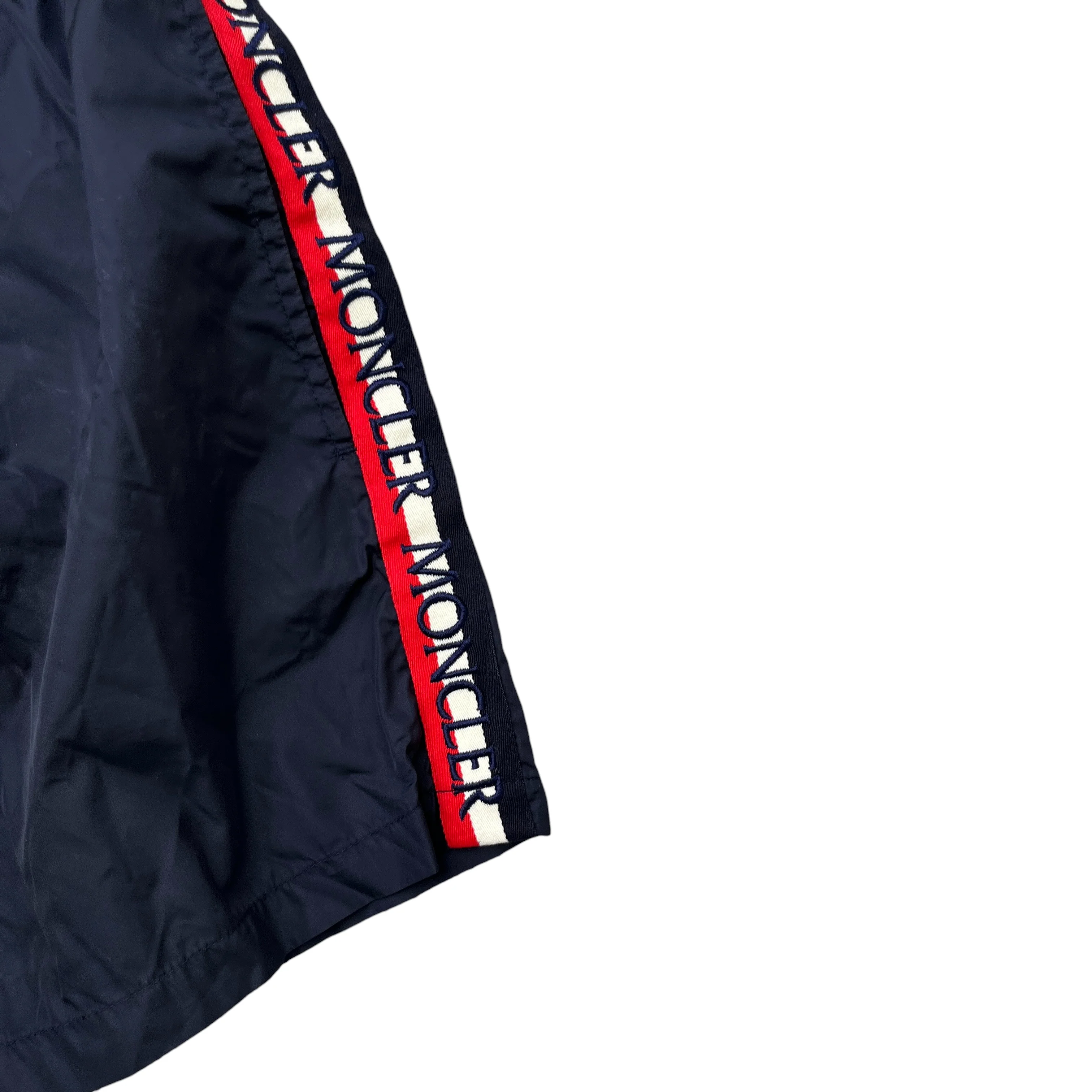 Men's Grosgrain Trimmed Swim Shorts Navy Size M - Image 5
