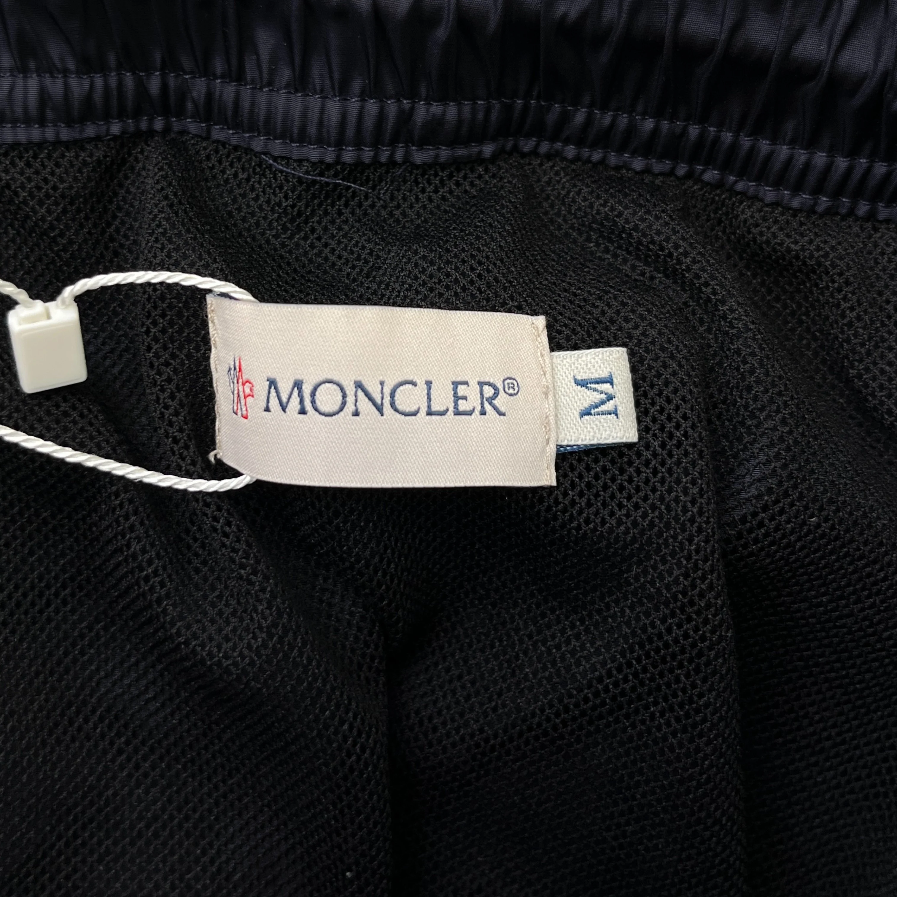 Men's Grosgrain Trimmed Swim Shorts Navy Size M - Image 7