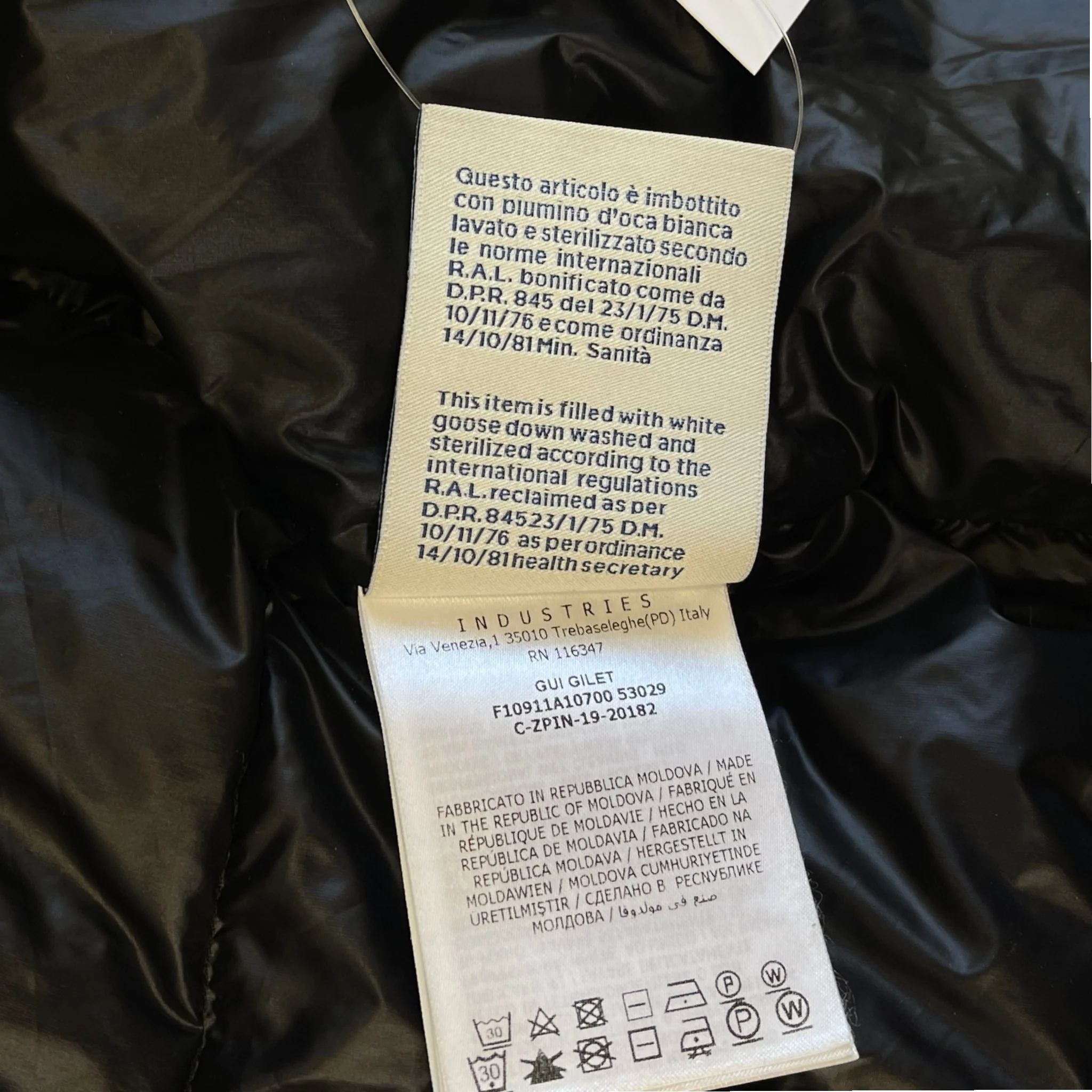 Men's Gui Gilet Black Size 1 / S - Image 10