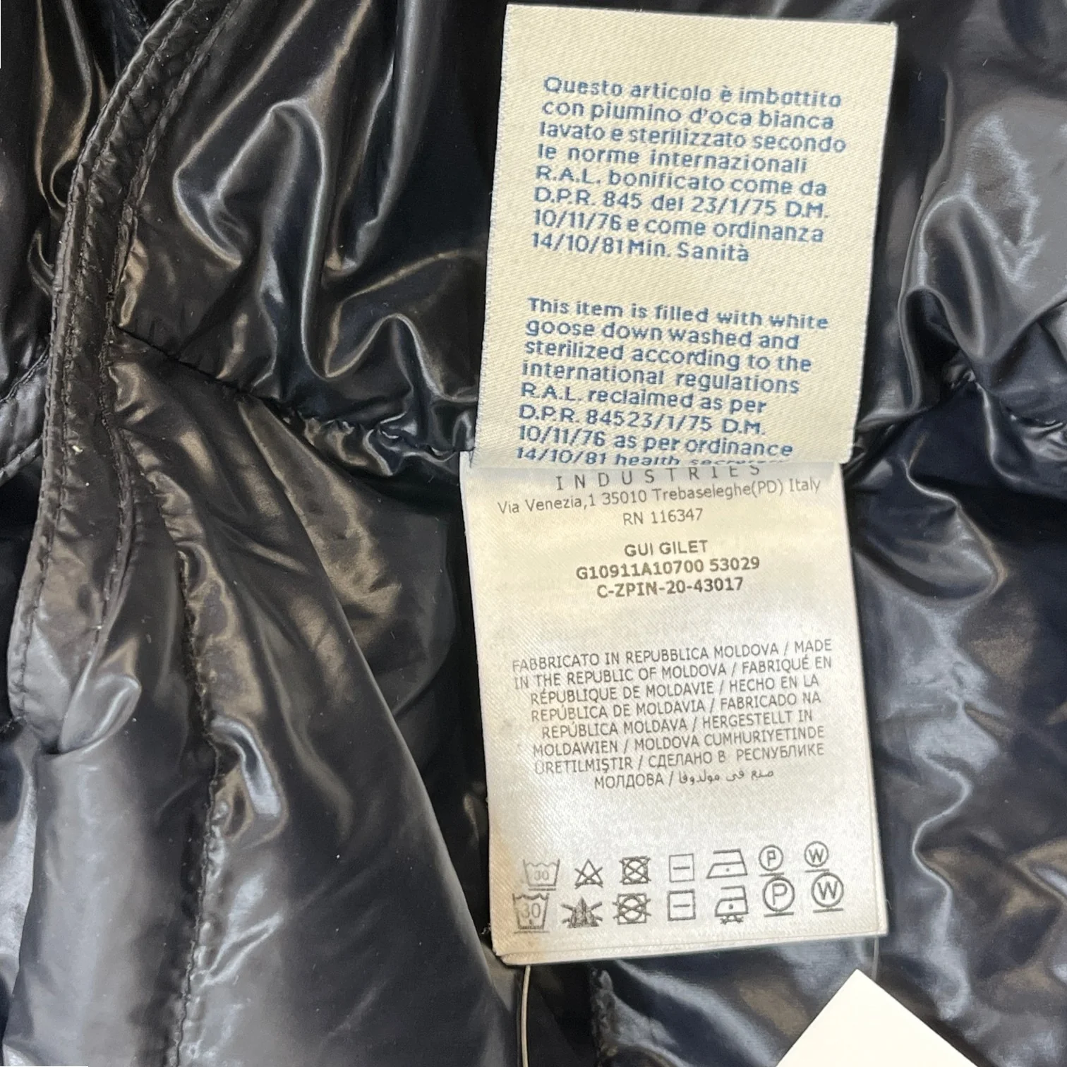 Men's Gui Gilet Navy Size 2 / M - Image 11