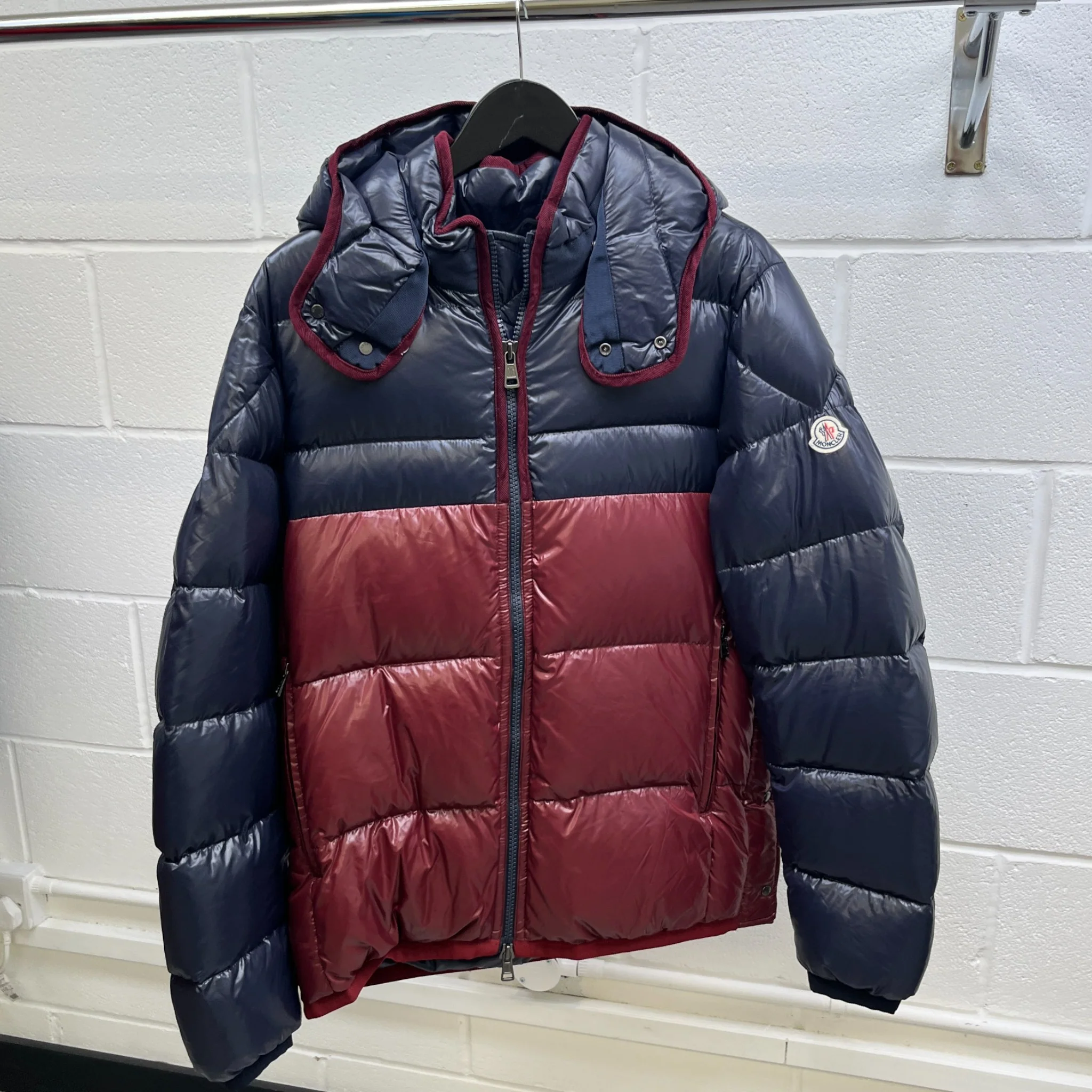 Men's Harry Down Jacket Burgundy Size 5 / XXL - Image 11