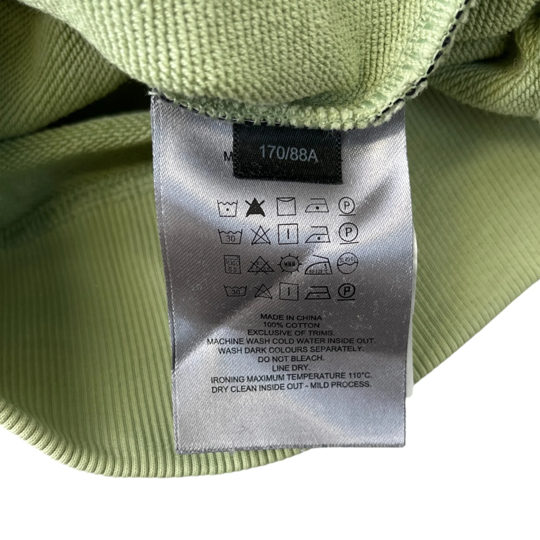 Men's Hartsfield Crew Sweatshirt Green Size S - Image 7