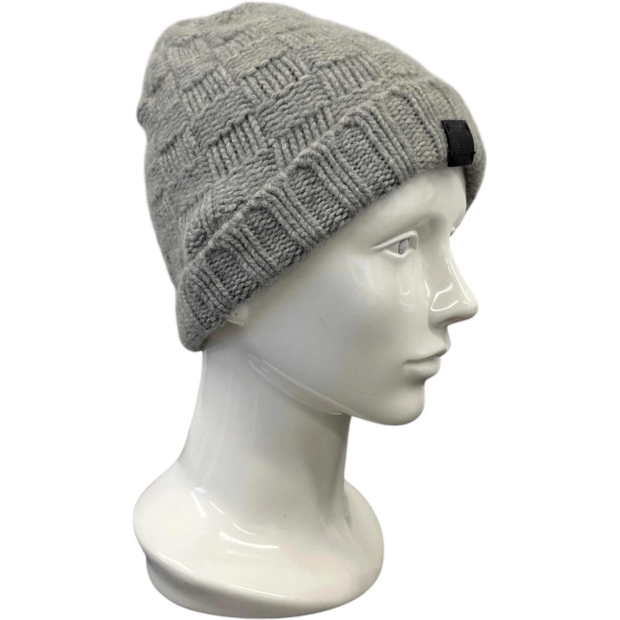 Men's Helsinki Cashmere Hat Grey - Image 3