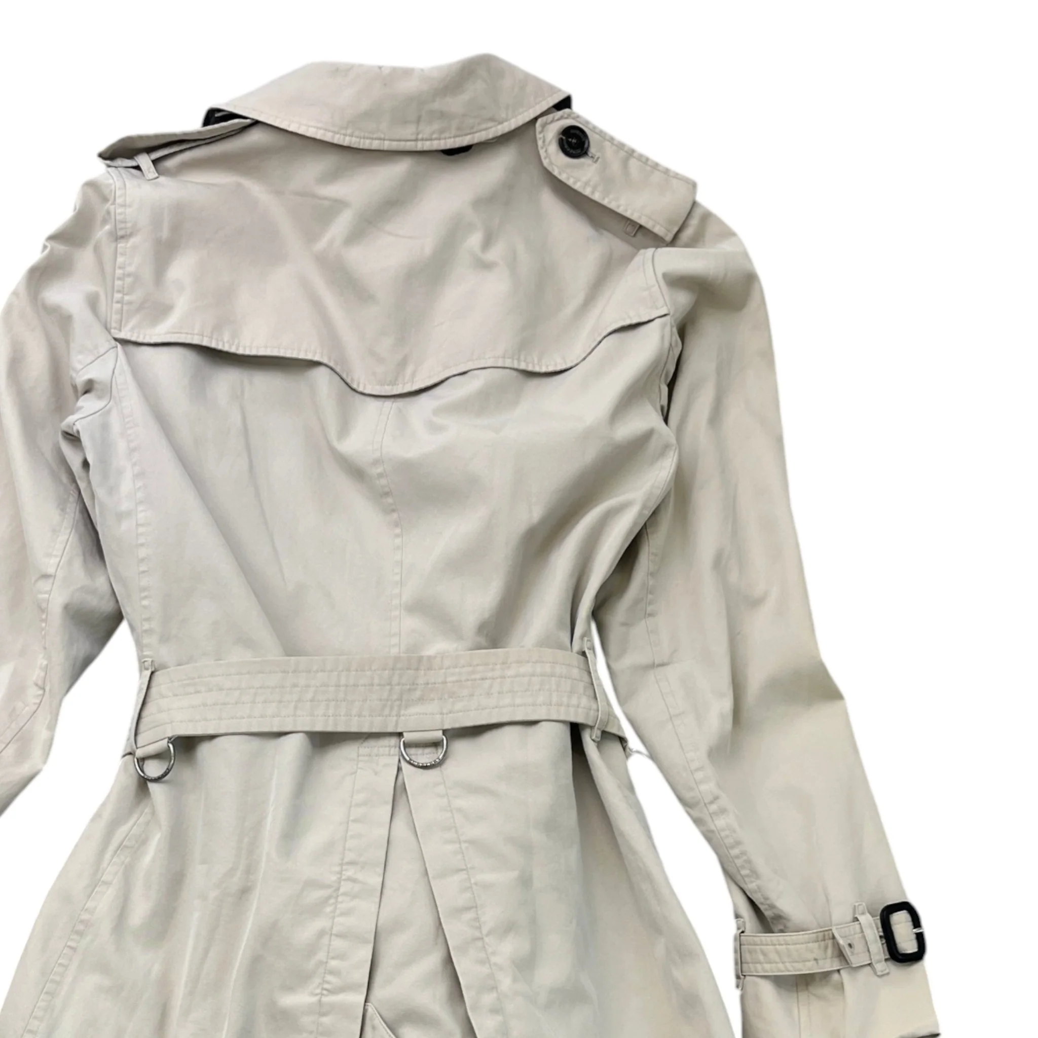 Men's Heritage Kensington Trench Jacket Beige Size S - Image 4
