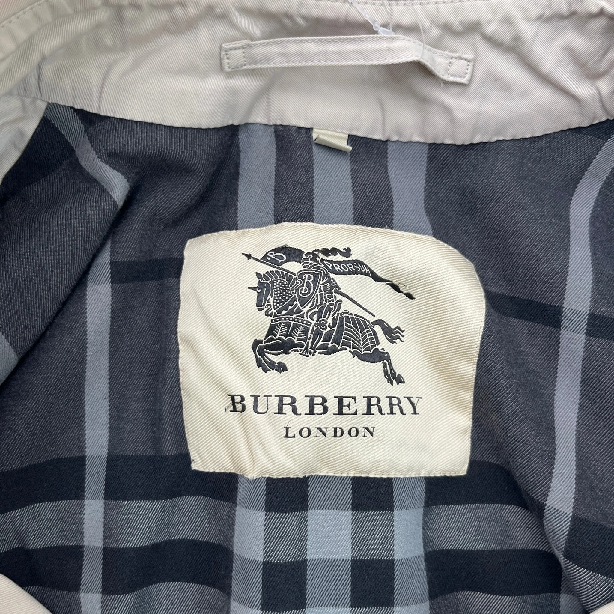 Men's Heritage Kensington Trench Jacket Beige Size S - Image 7