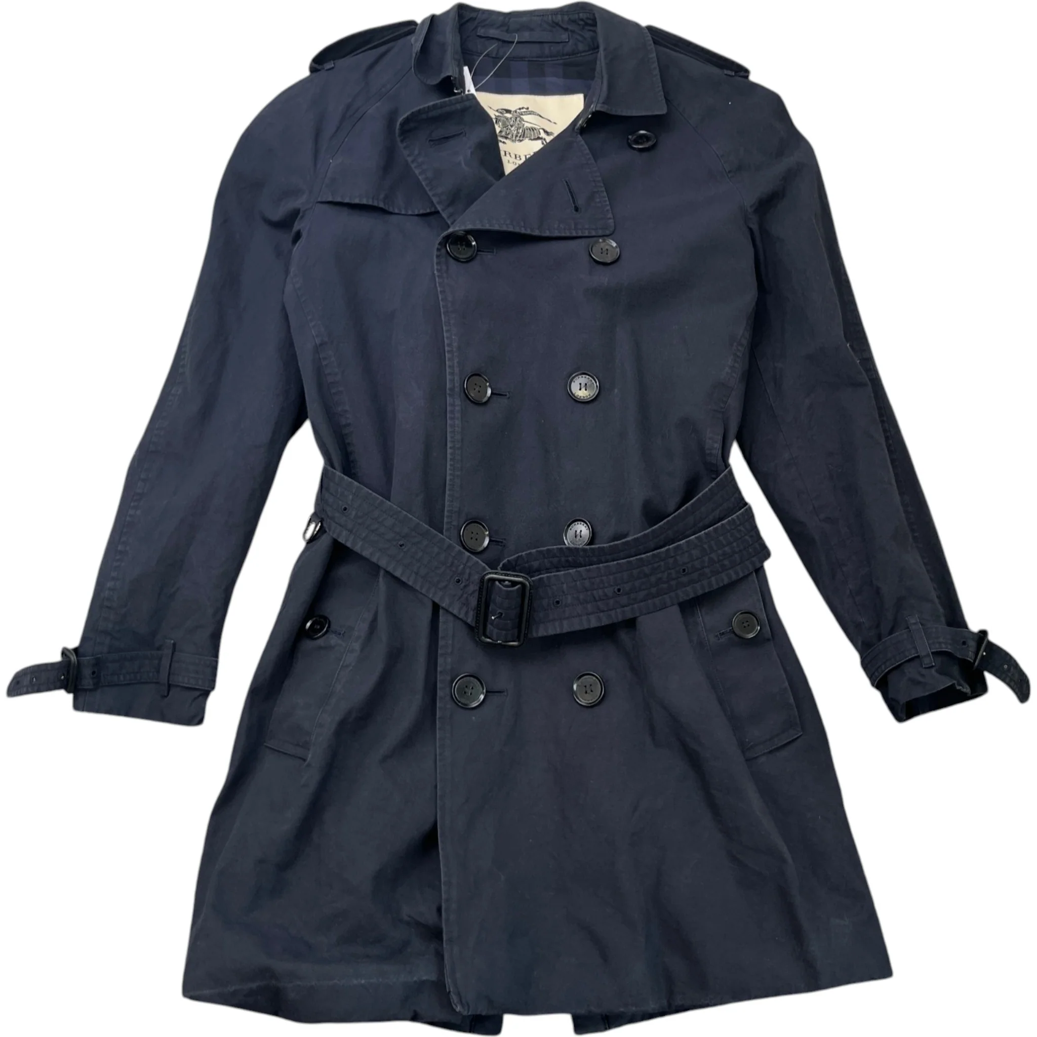 Men's Heritage Kensington Trench Jacket Navy Size IT 48 / M