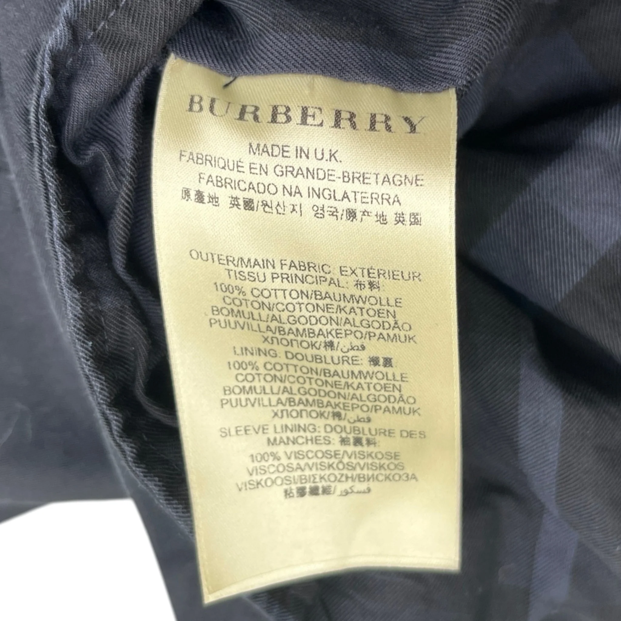 Men's Heritage Kensington Trench Jacket Navy Size IT 48 / M - Image 6