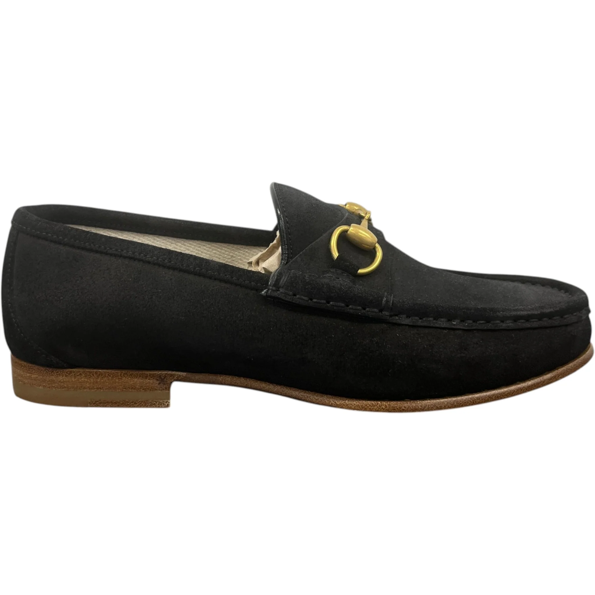 Men's Horsebit Loafers Black Size EU 39 / UK 5