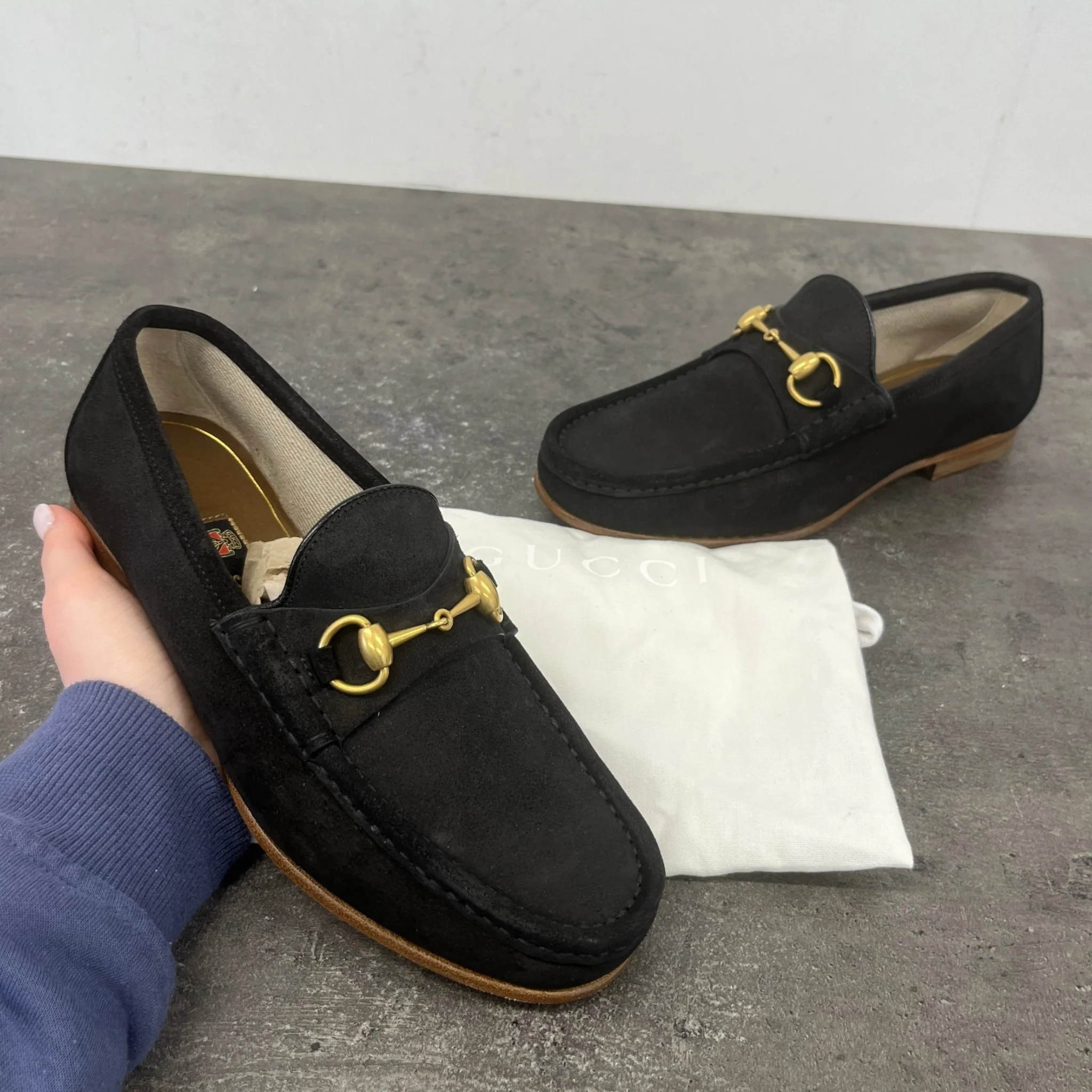 Men's Horsebit Loafers Black Size EU 39 / UK 5 - Image 12