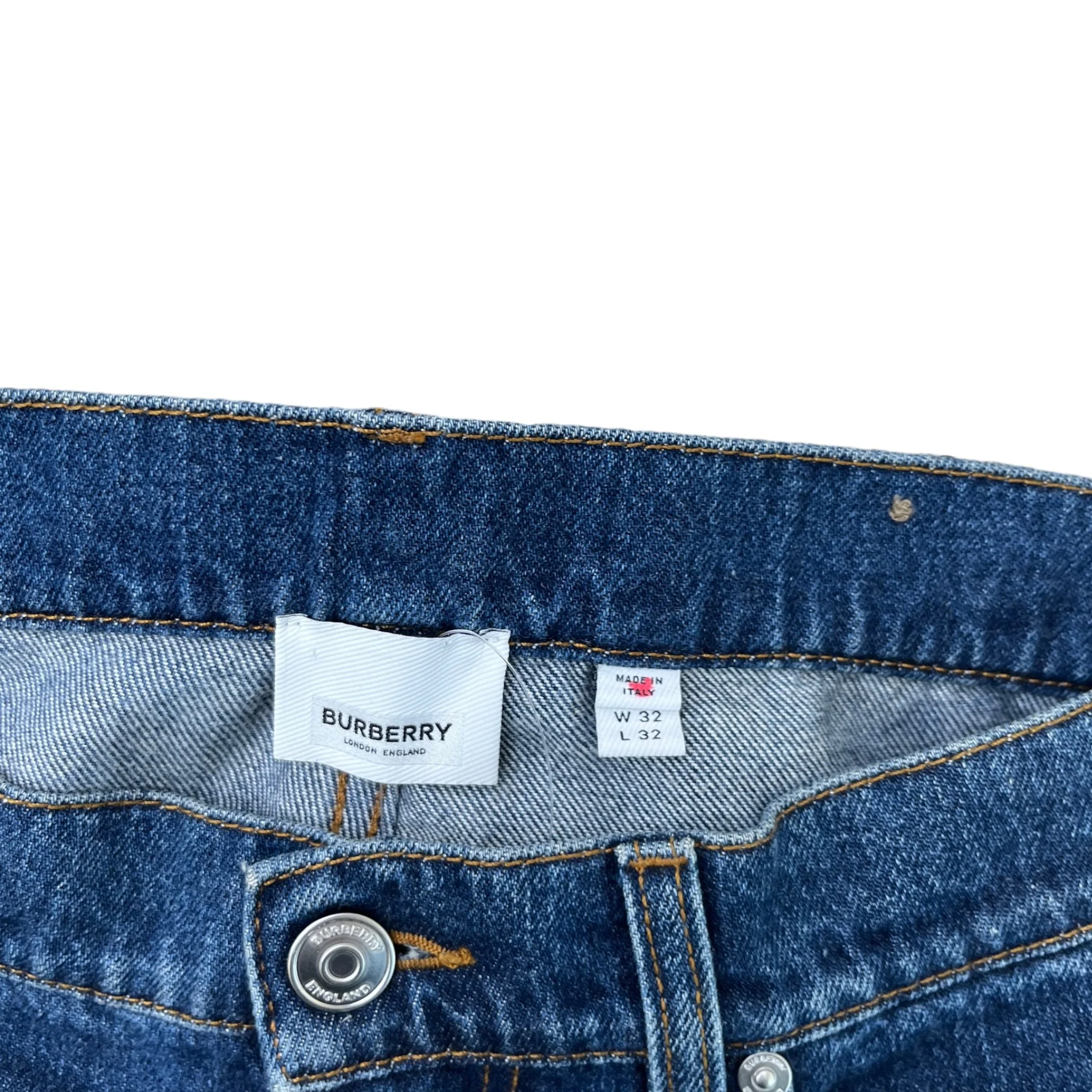 Men's Horseferry Print Jeans Blue Size Waist 32" - Image 7