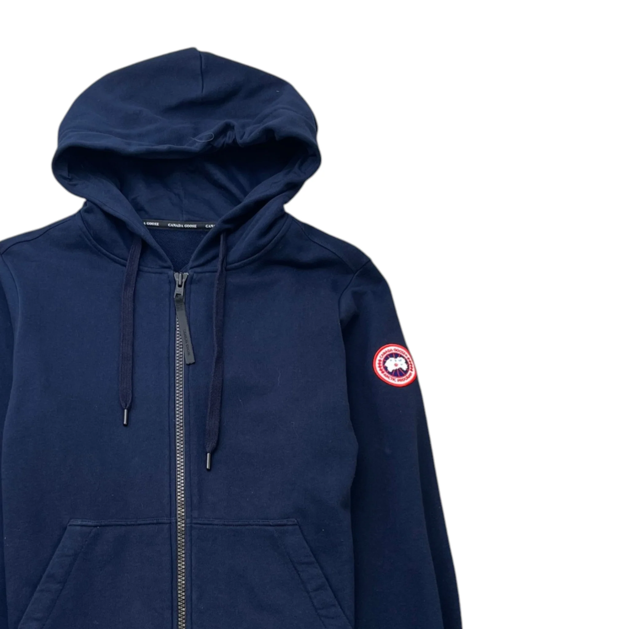 Men's Huron Full Zip Hoodie Navy Size S - Image 3