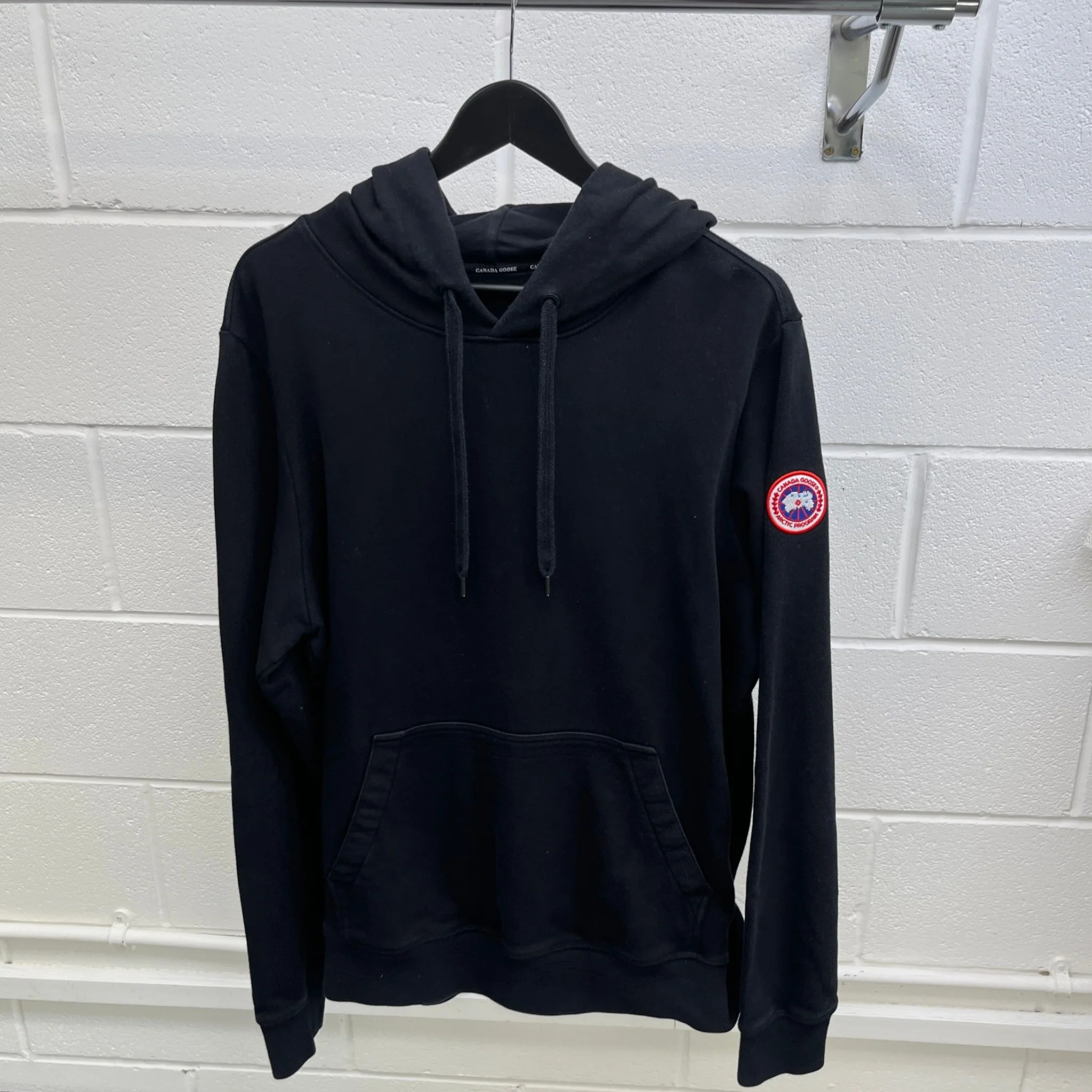 Men's Huron Hoodie Black Size L - Image 8