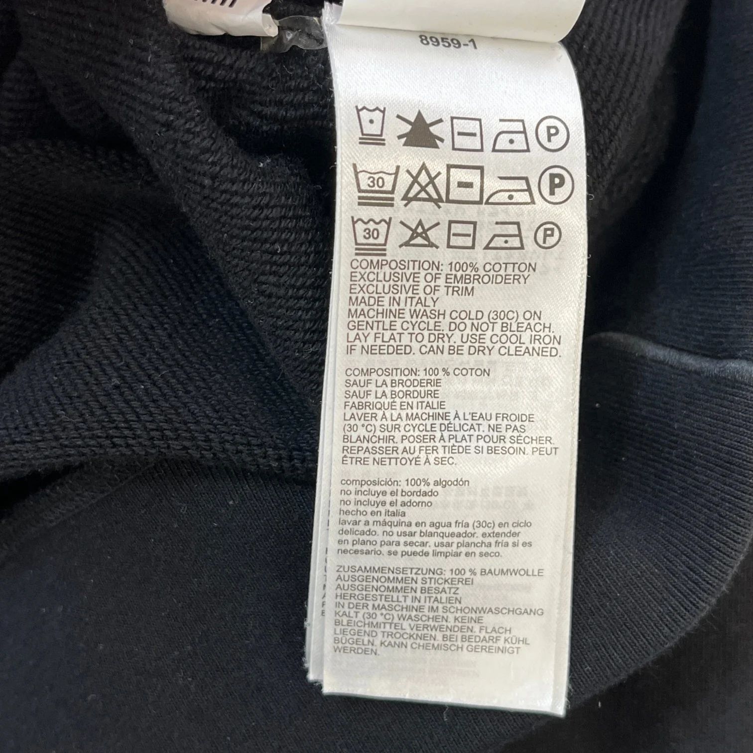 Men's Huron Hoodie Black Size M - Image 7