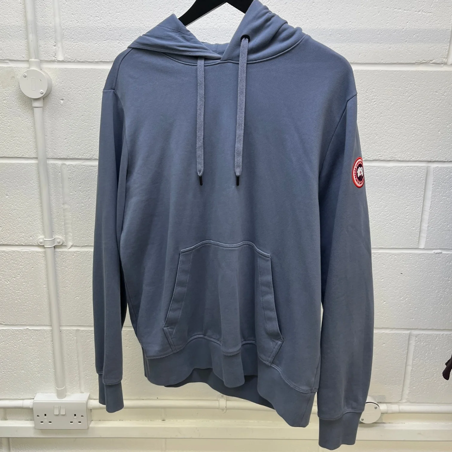 Men's Huron Hoodie Blue Size L - Image 9