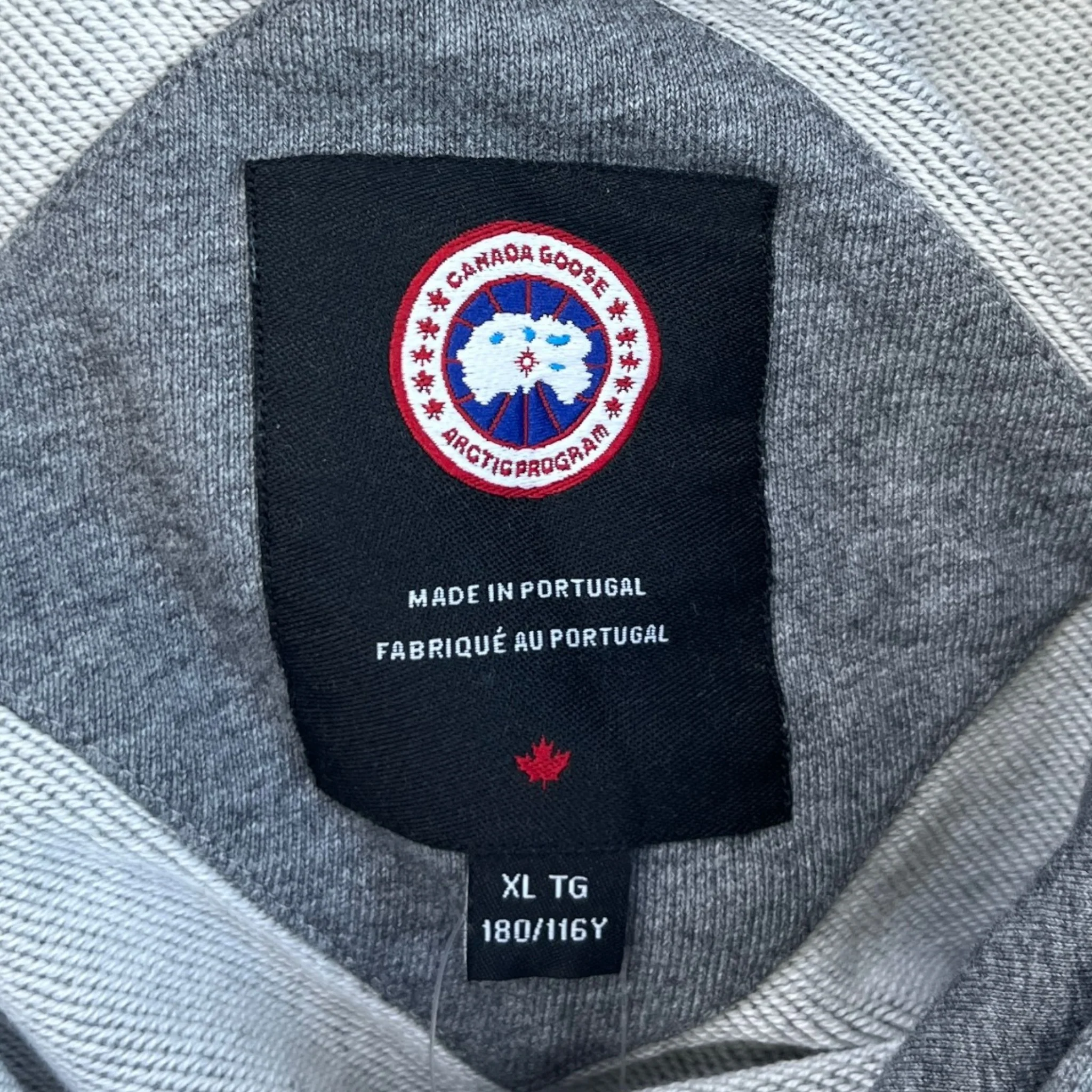 Men's Huron Hoodie Grey Size XL - Image 7