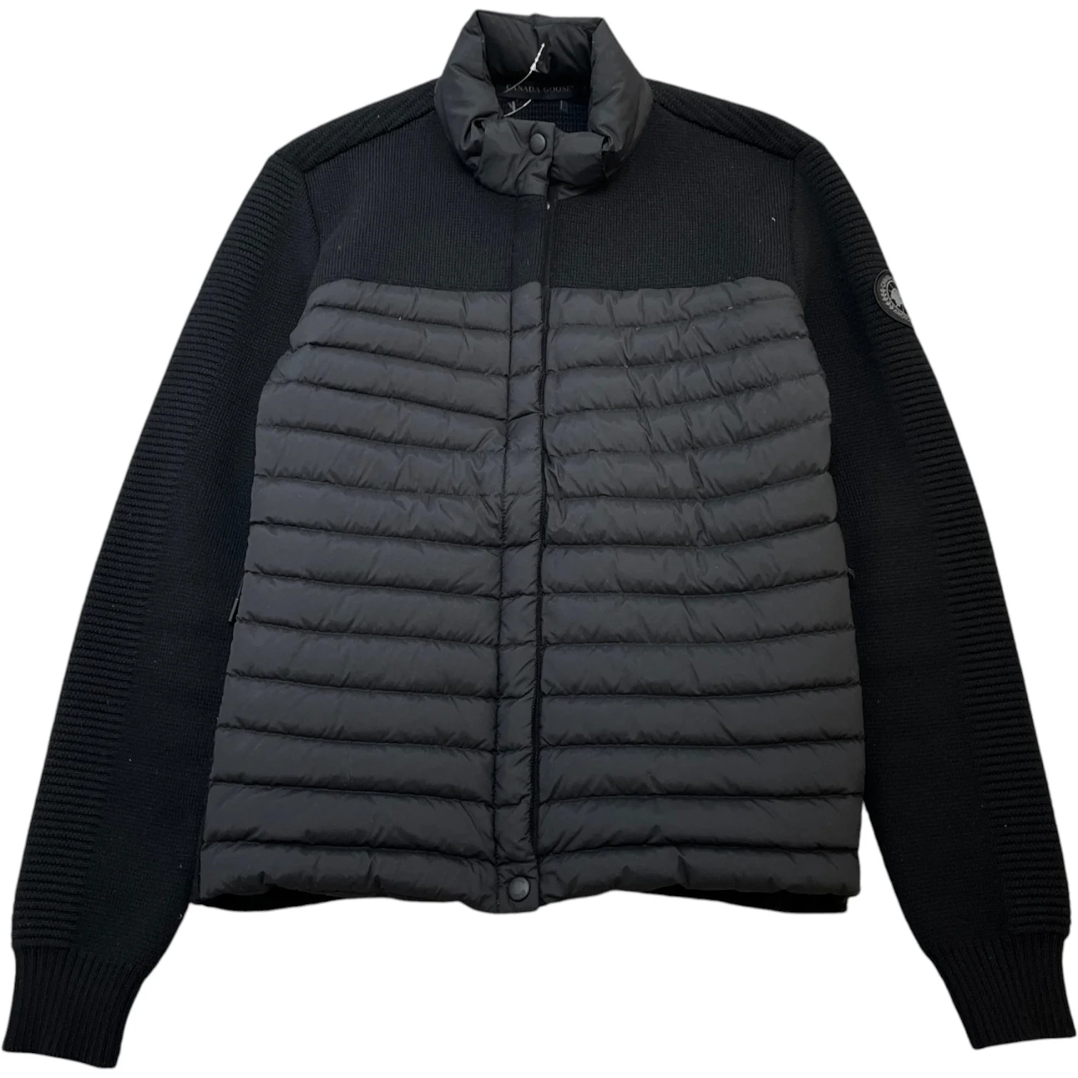 Men's Hybridge Knit Jacket Black Size L