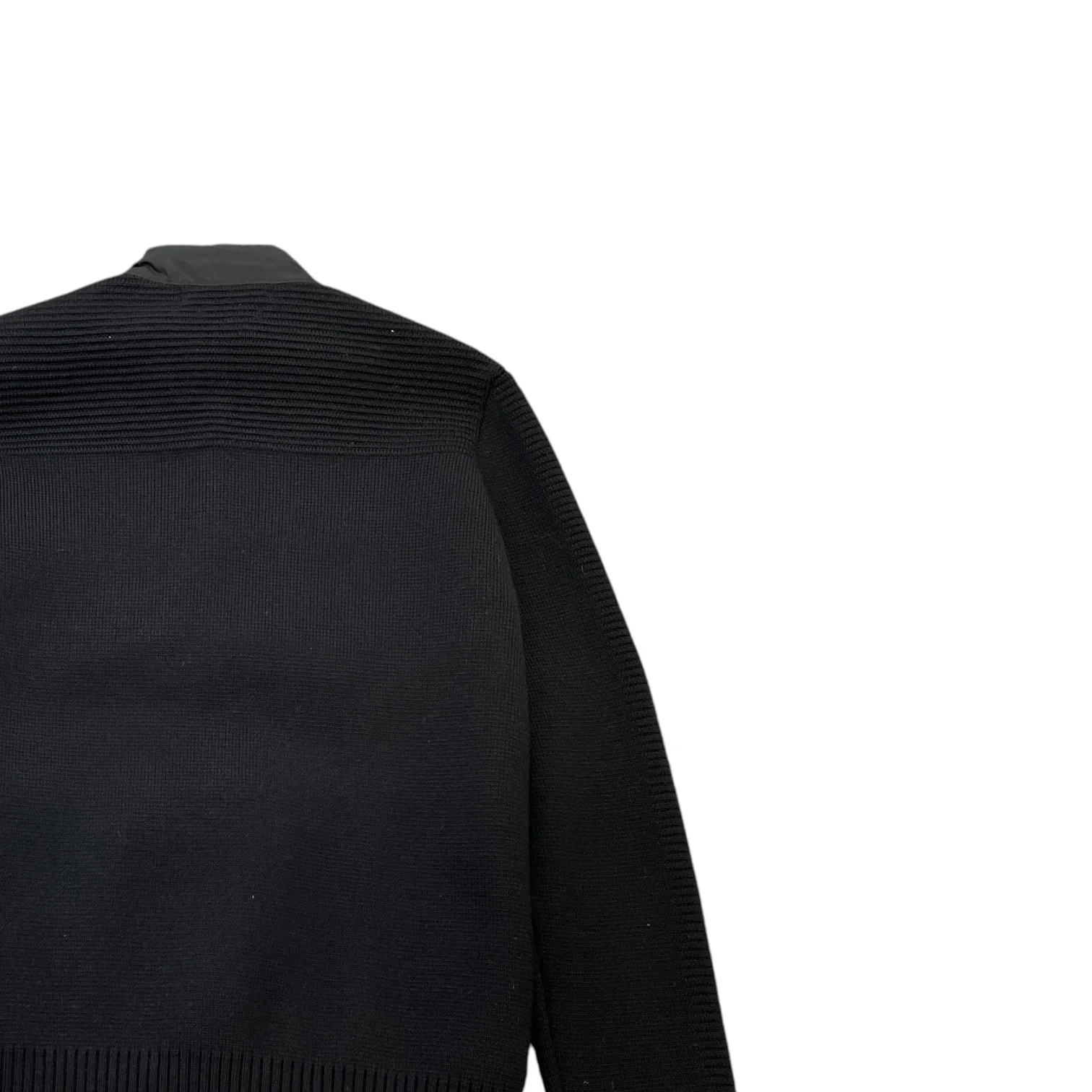 Men's Hybridge Knit Jacket Black Size L - Image 4