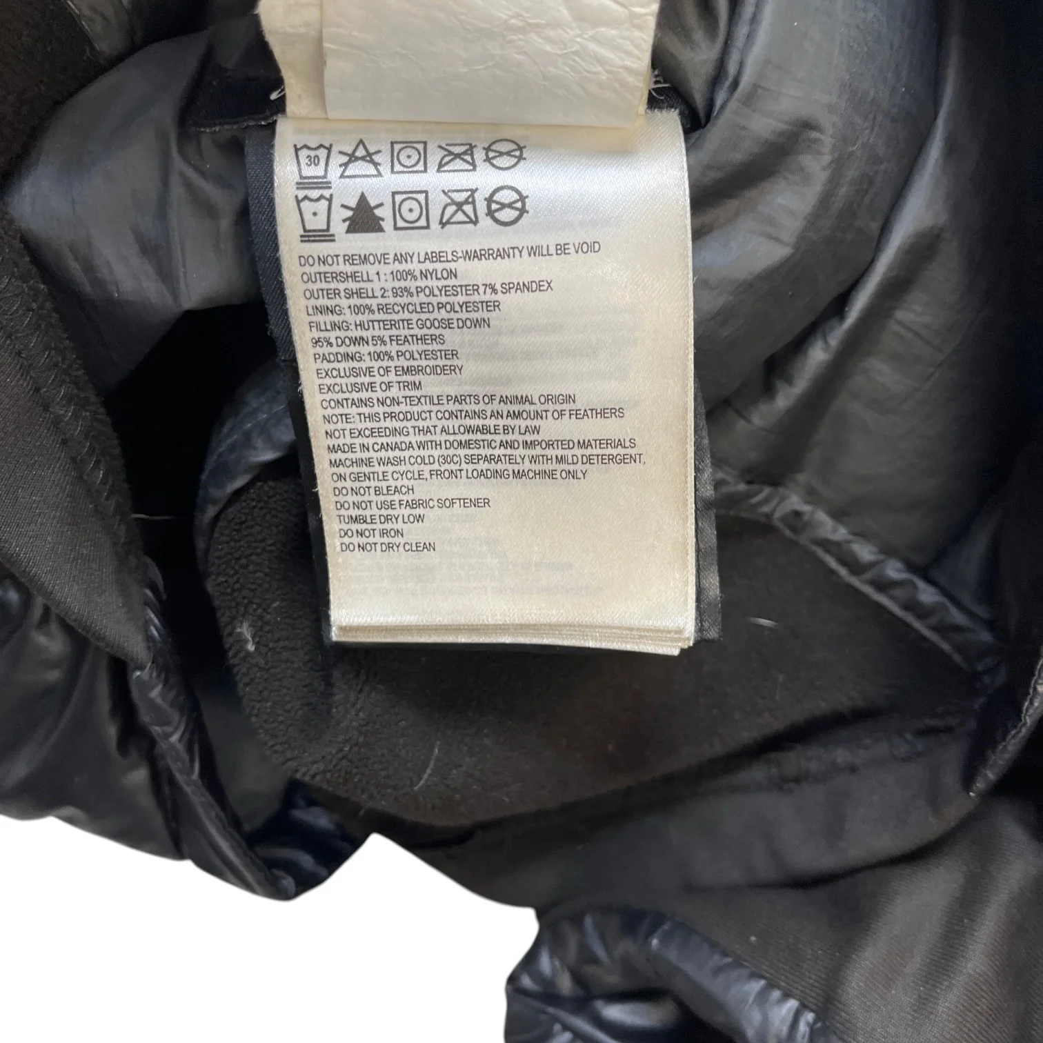 Men's Hybridge Lite Down Jacket Black Size S - Image 7
