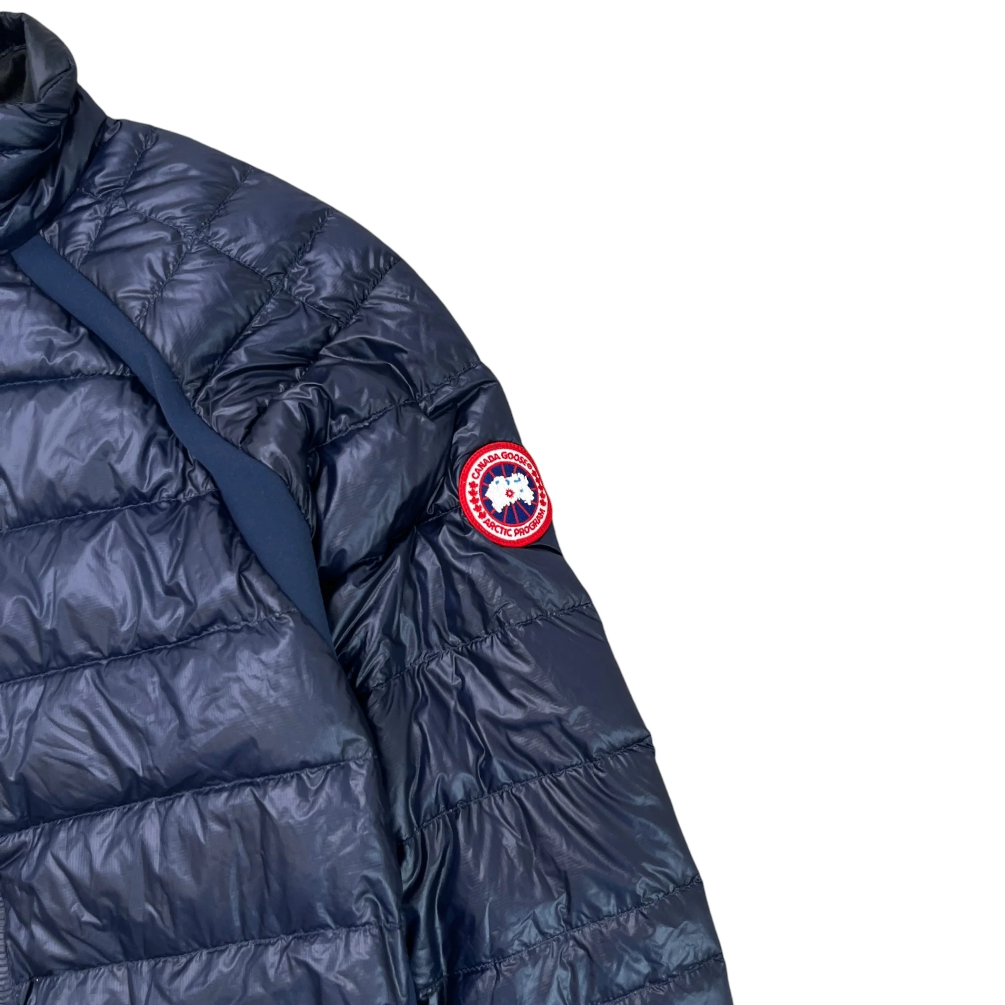 Men's Hybridge Lite Down Jacket Navy Size L - Image 5