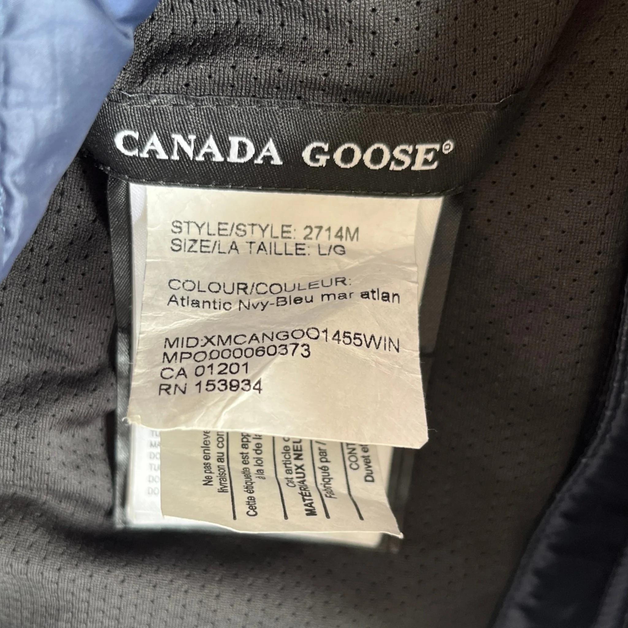 Men's Hybridge Lite Down Jacket Navy Size L - Image 6