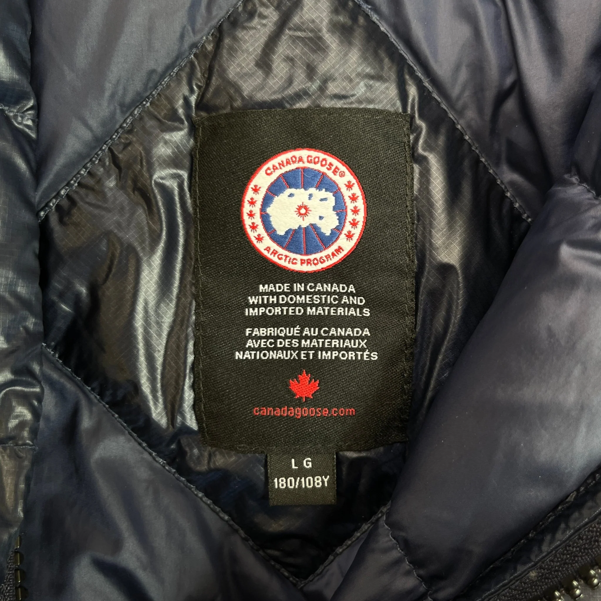 Men's Hybridge Lite Down Jacket Navy Size L - Image 7