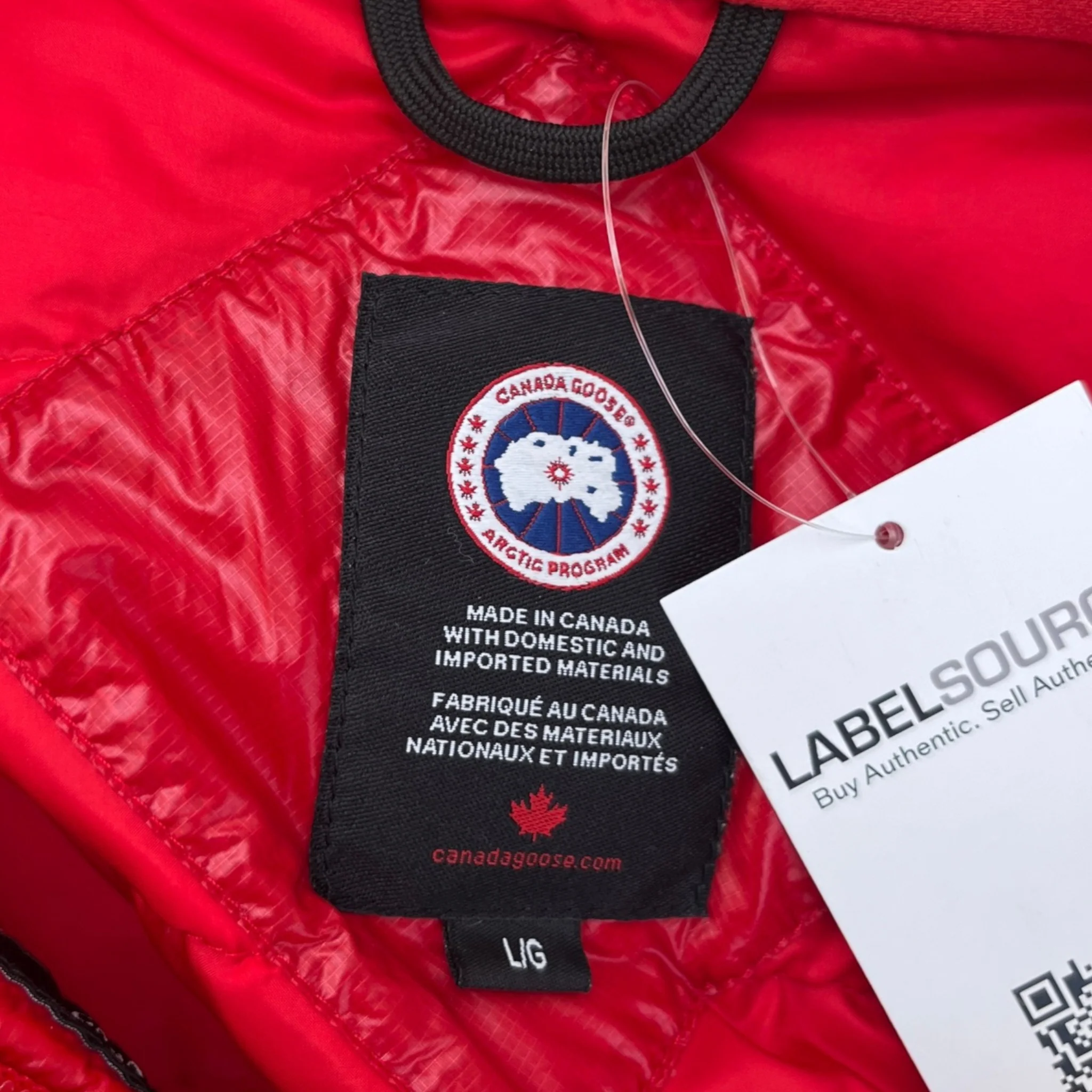 Men's Hybridge Lite Down Jacket Red Size L - Image 6