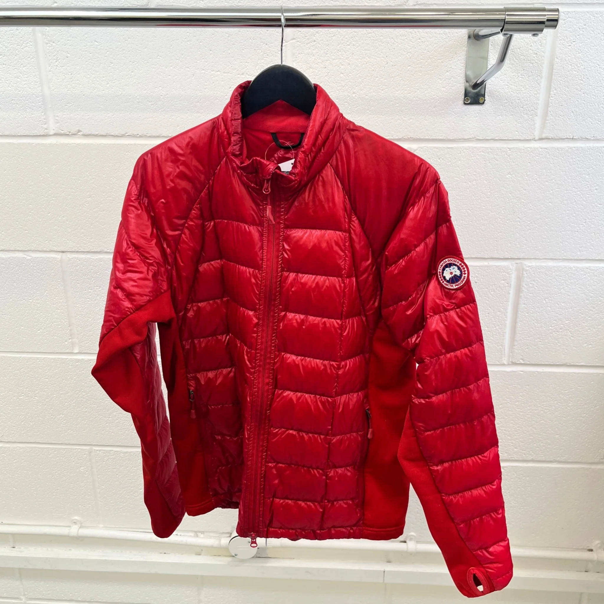 Men's Hybridge Lite Down Jacket Red Size L - Image 8