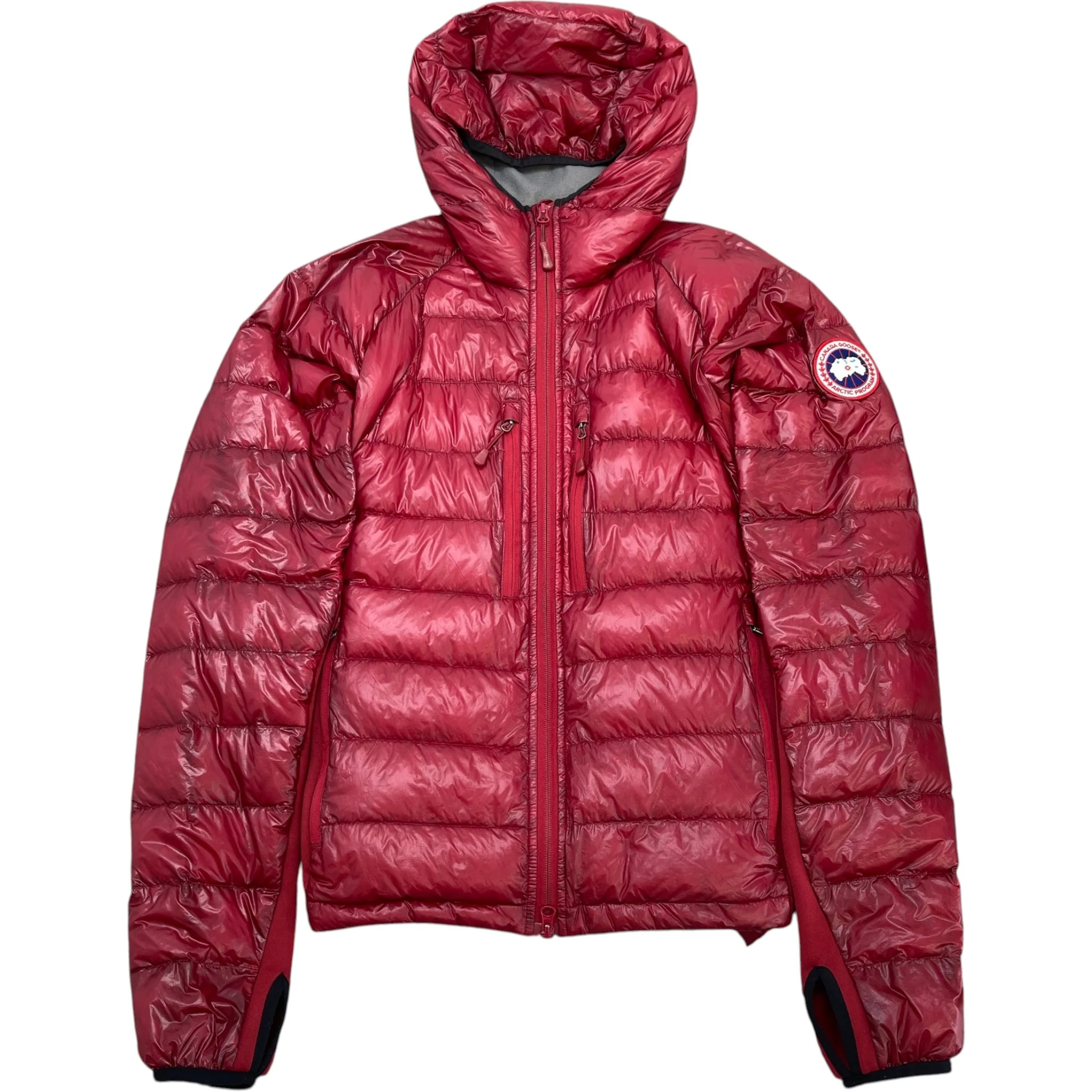 Men's Hybridge Lite Down Jacket Red Size L