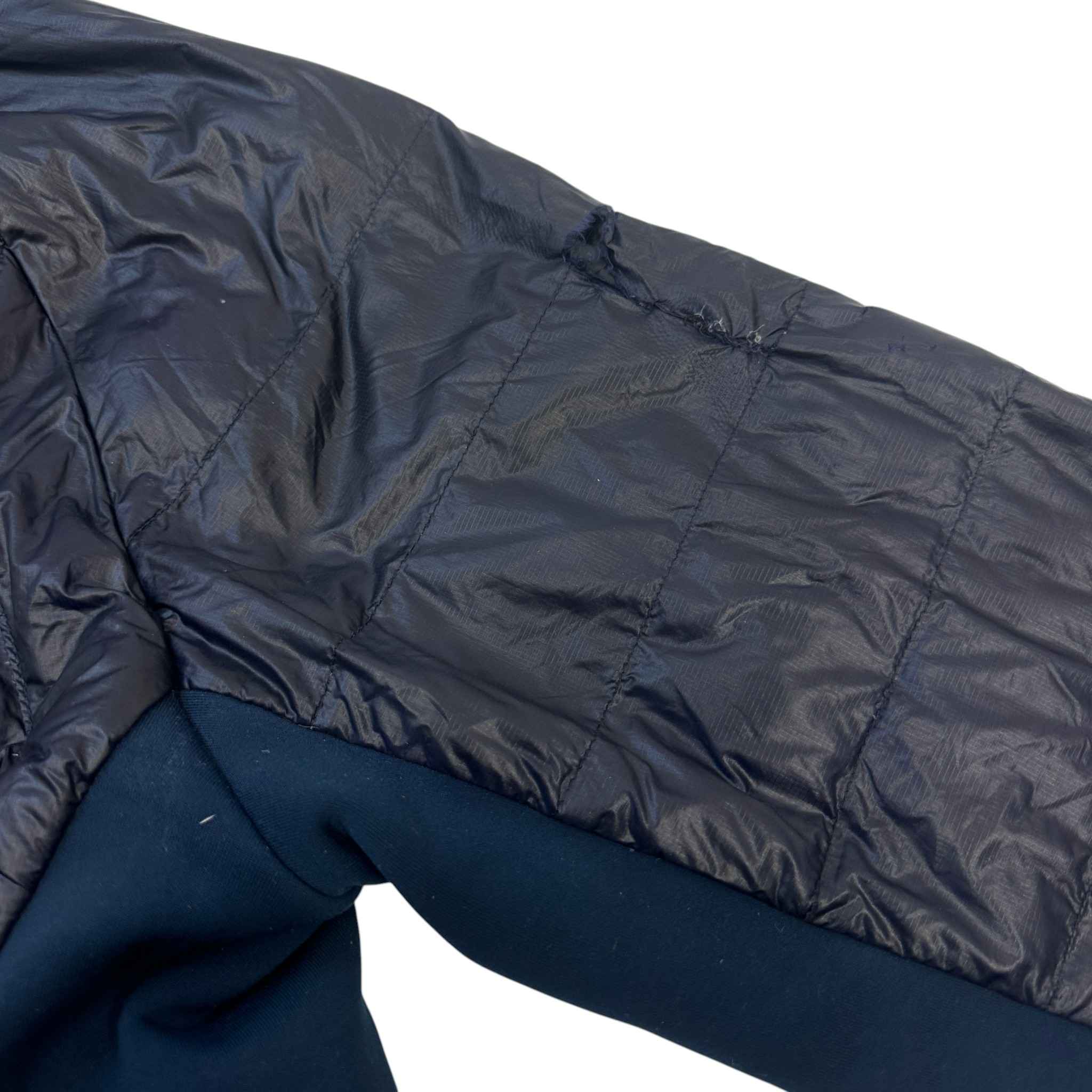 Men's Hybridge Lite Hoody Down Jacket Navy Size L - Image 12