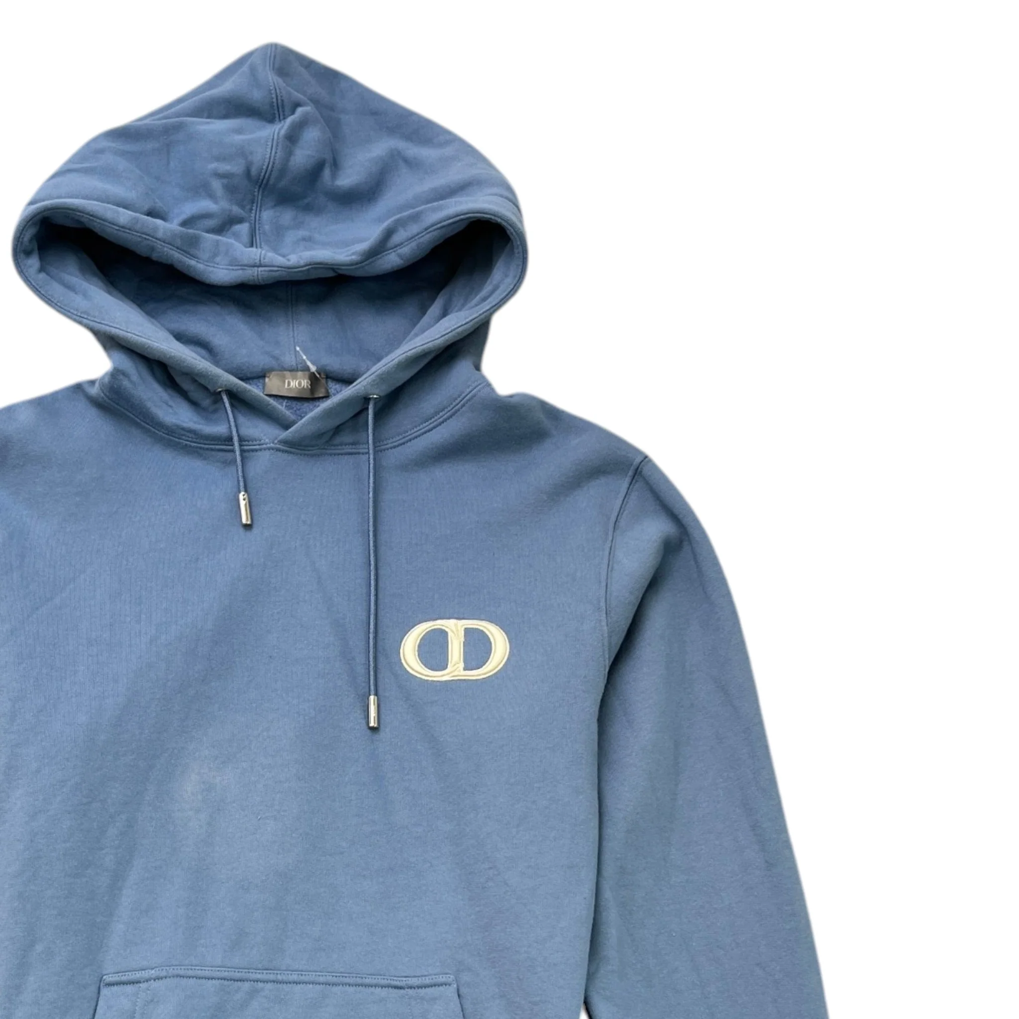 Men's Icon Logo Hoodie Blue Size XS - Image 3