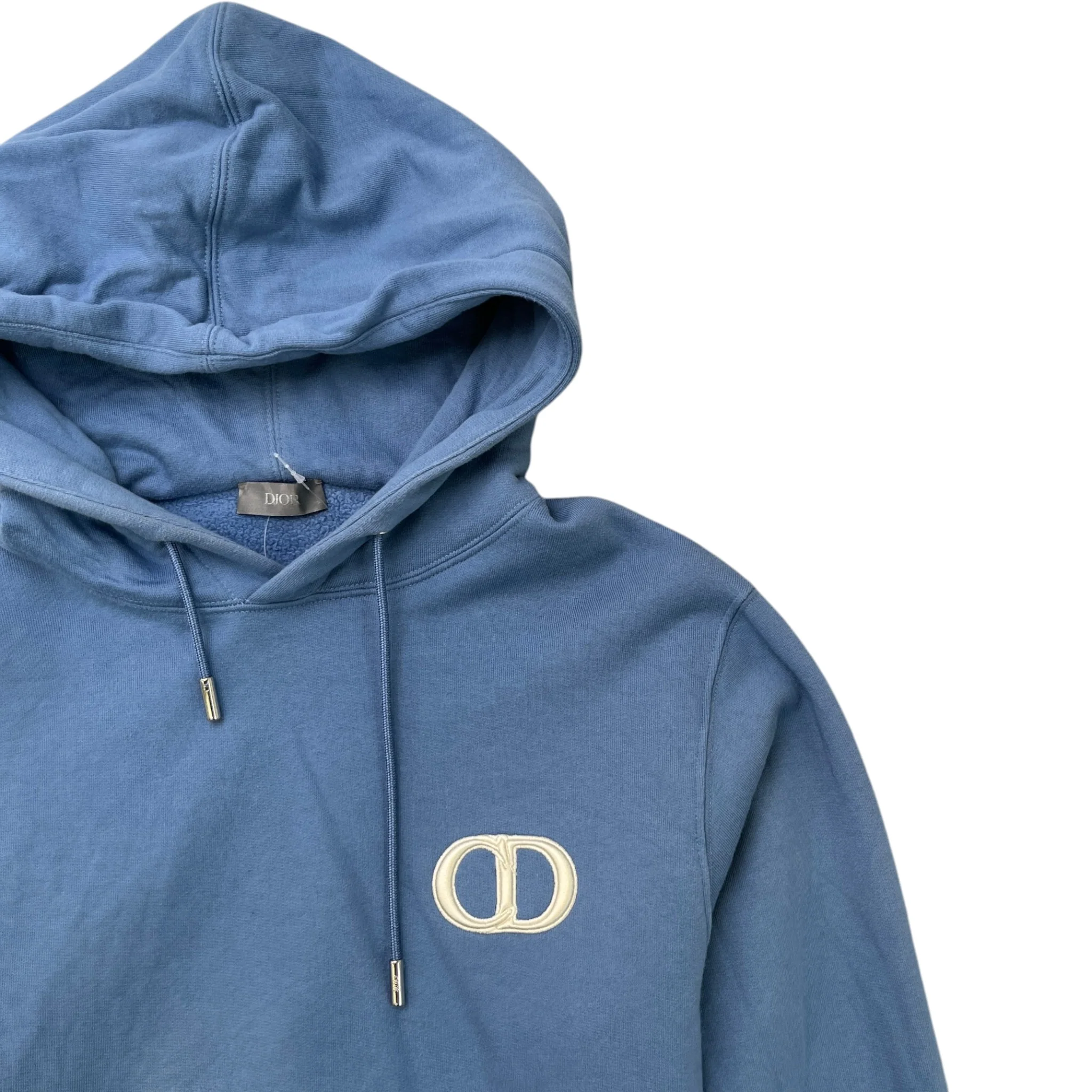 Men's Icon Logo Hoodie Blue Size XS - Image 5
