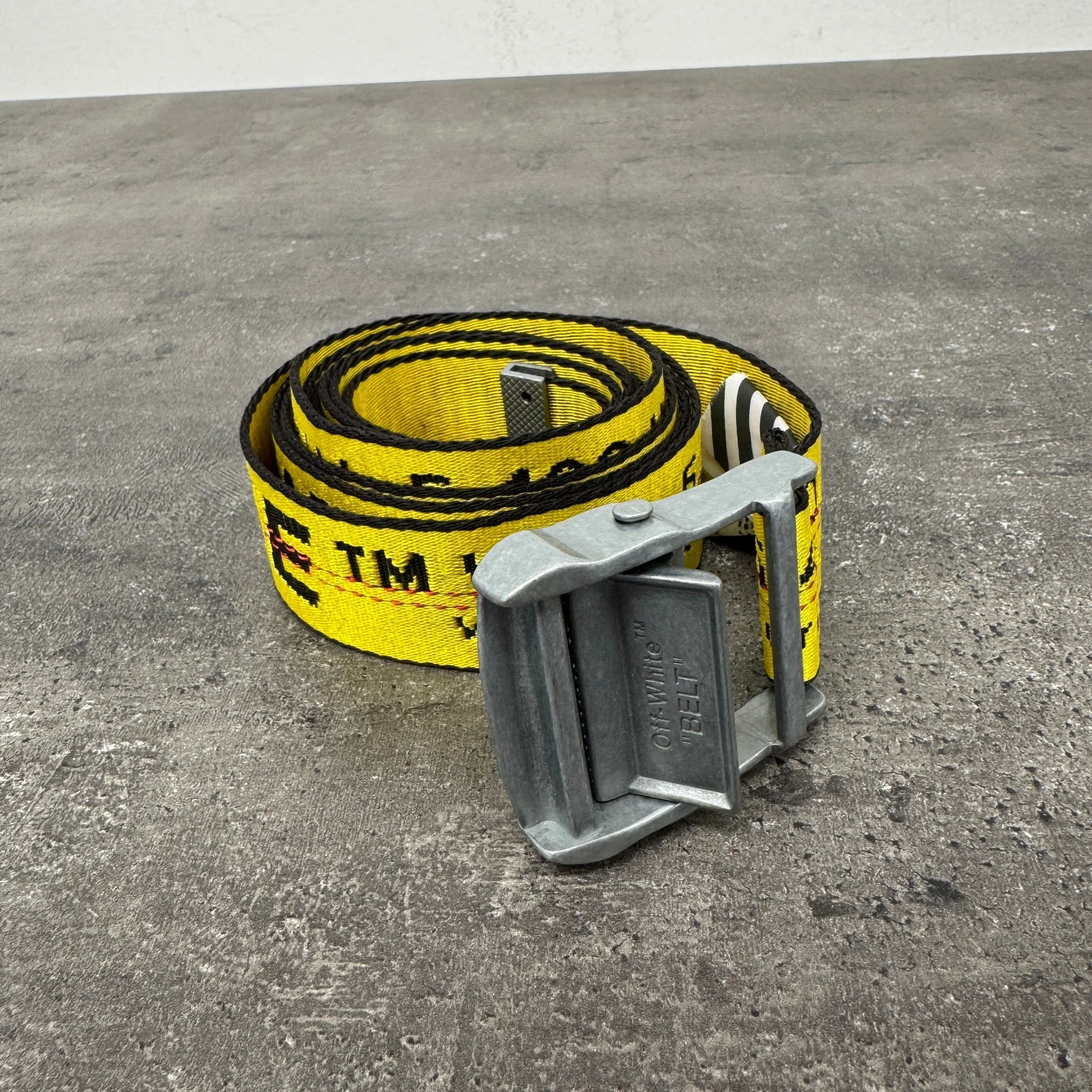 Men's Industrial Belt Yellow - Image 10