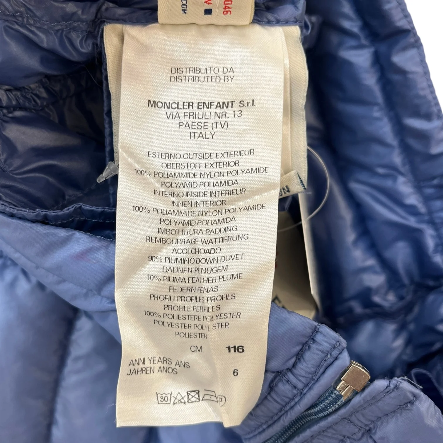 Men's Infant 6Years Gilet Blue Size XXS - Image 8