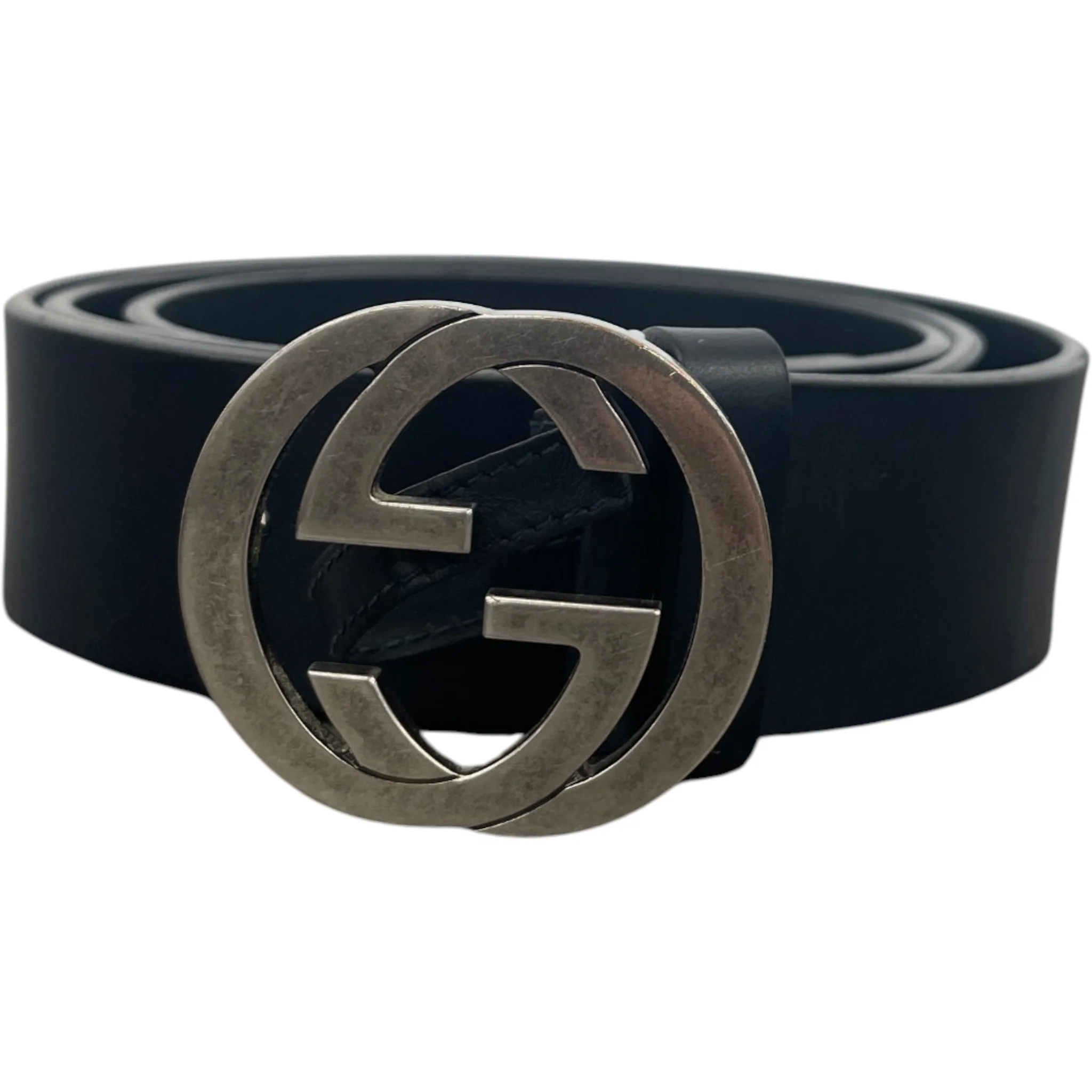 Men's Interlocking G Belt Black