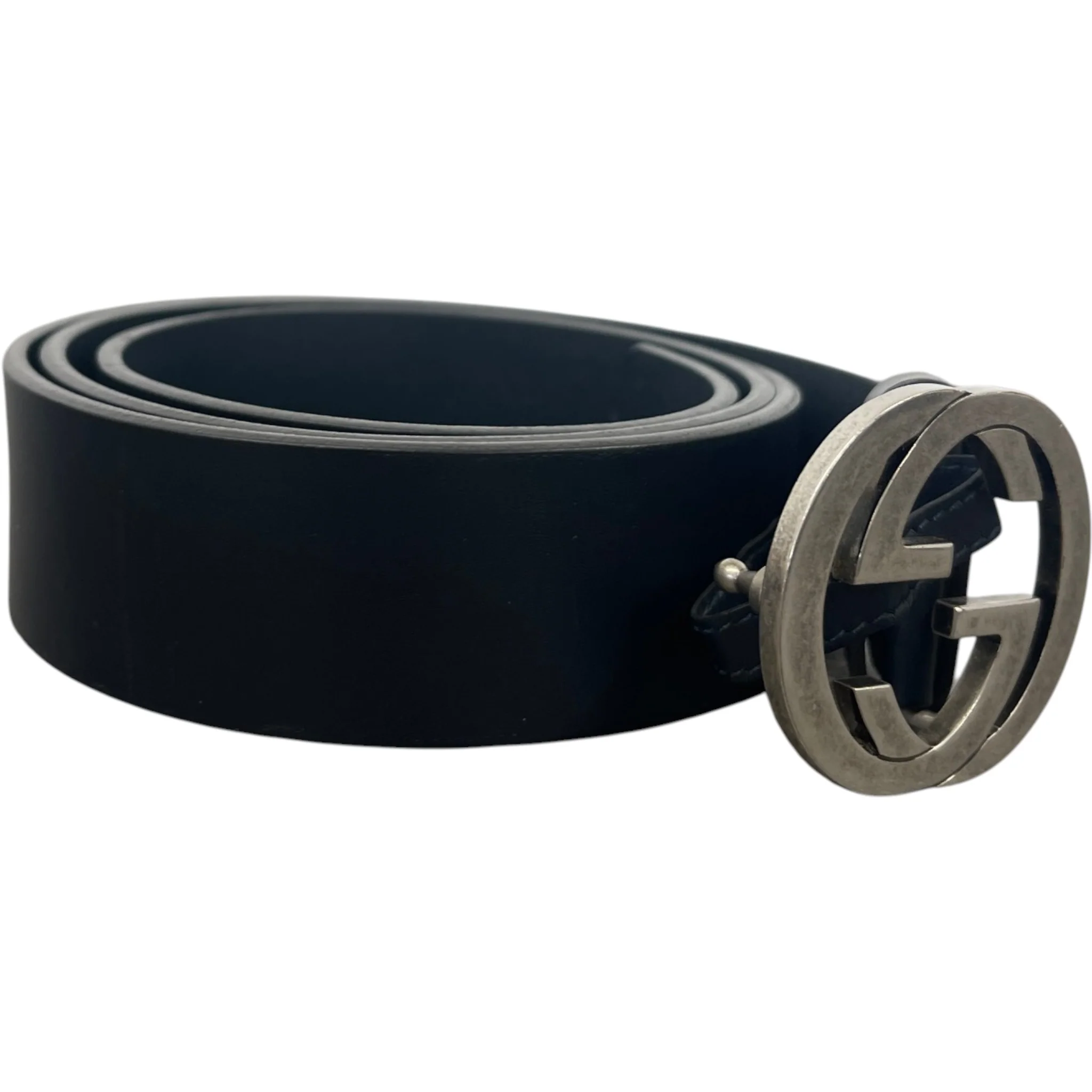 Men's Interlocking G Belt Black - Image 3