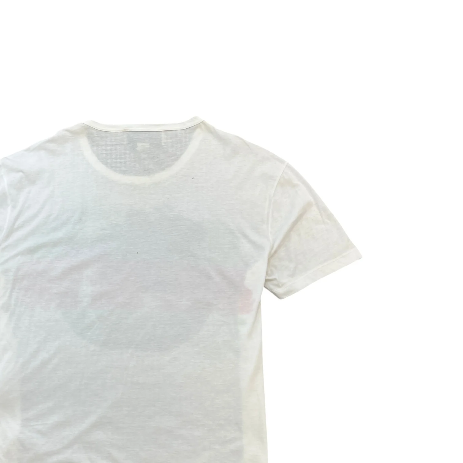 Men's Interlocking G Watercolor T-Shirt White Size L - Image 4