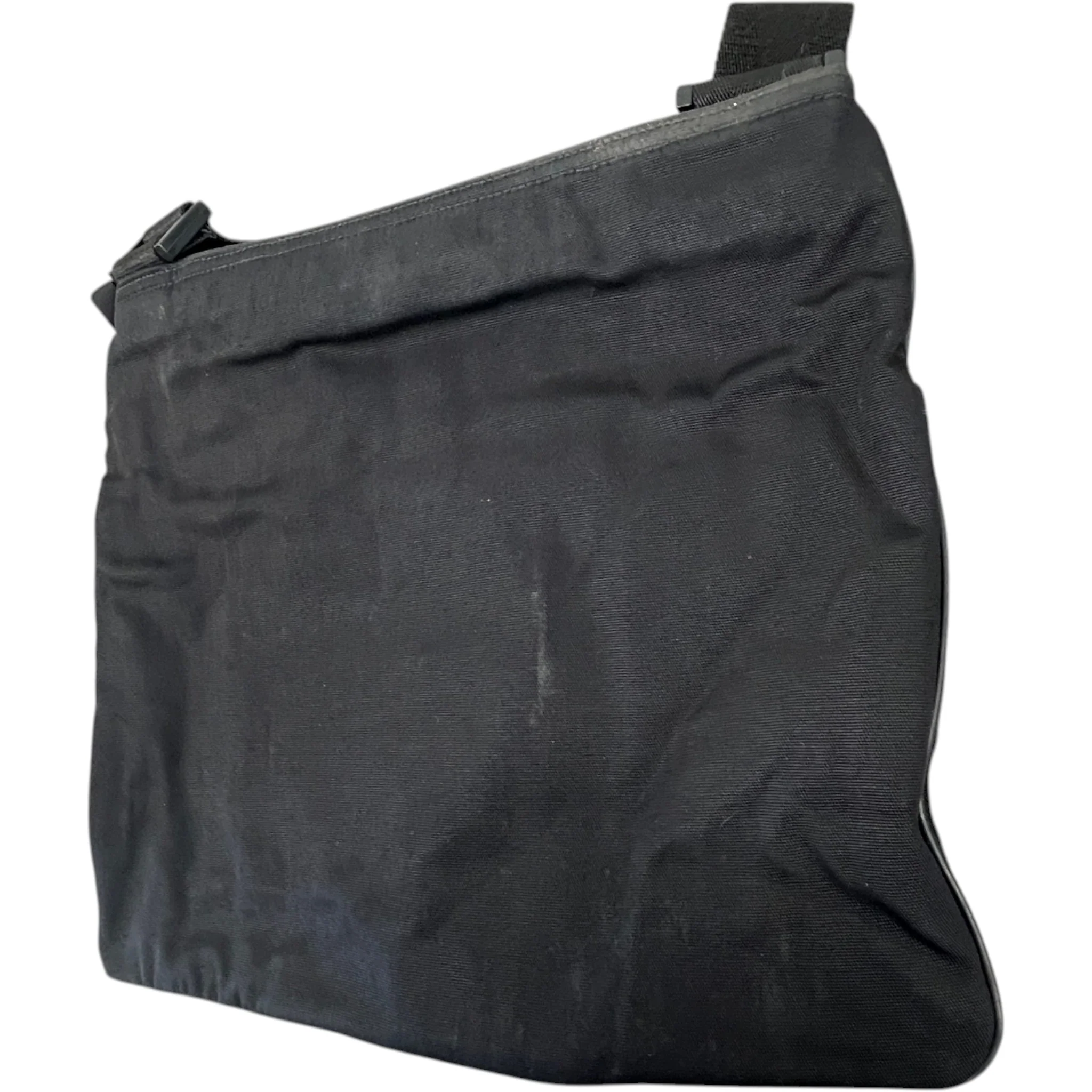Men's Interlocking G Web Crossbody Bag Black - Image 6