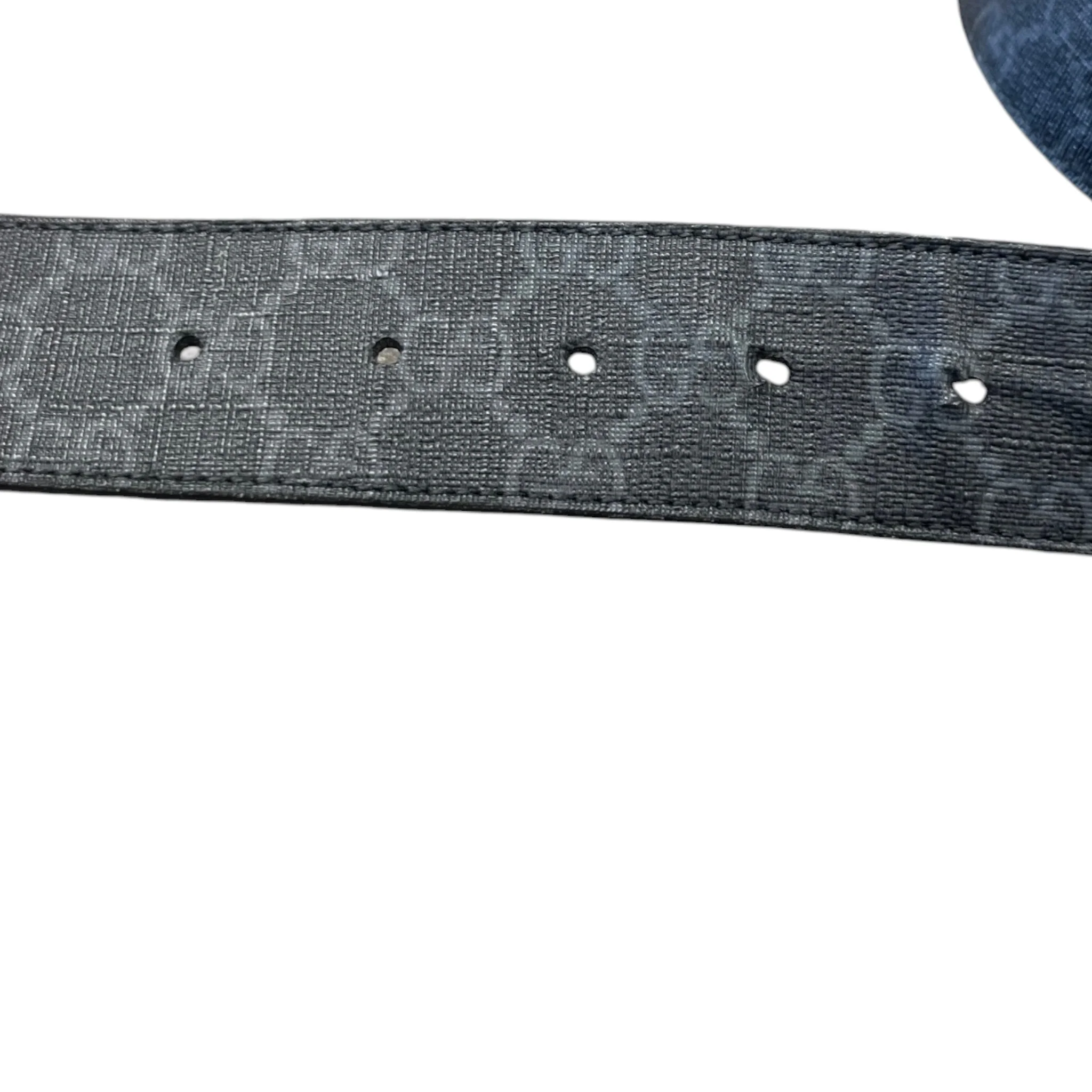 Men's Interlocking Gg Supreme Belt Black Size Waist 40" - Image 5