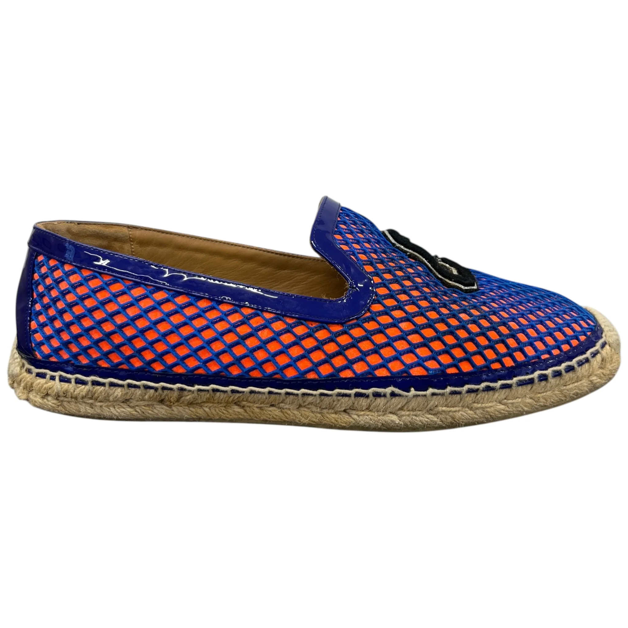 Men's Ivy Nanou Flat Mesh Ying Yang Espadrilles Blue Size EU 41 / UK 7